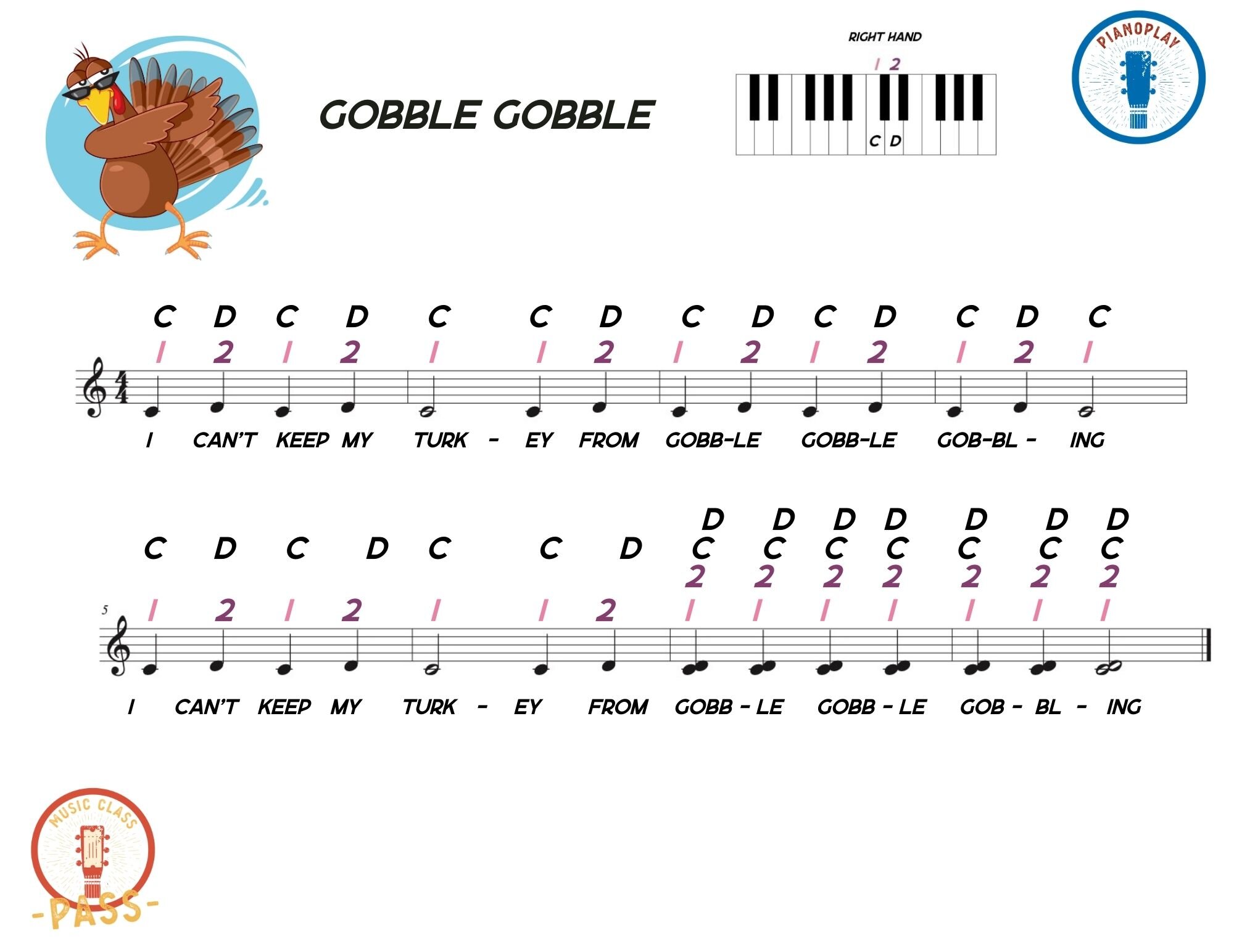 Easy Piano Game for Beginning Students in 2023