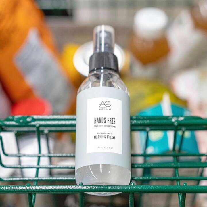 AG Hands Free sanitizer. It *actually* smells good. ⠀⠀⠀⠀⠀⠀⠀⠀⠀
⠀⠀⠀⠀⠀⠀⠀⠀⠀
For use on hands and hard surfaces. ⠀⠀⠀⠀⠀⠀⠀⠀⠀
.⠀⠀⠀⠀⠀⠀⠀⠀⠀
.⠀⠀⠀⠀⠀⠀⠀⠀⠀
.⠀⠀⠀⠀⠀⠀⠀⠀⠀
📸 @aghair⠀⠀⠀⠀⠀⠀⠀⠀⠀
 #singletons #singletonshair #winnipegsalon #winnipegstylist #familybusiness #s