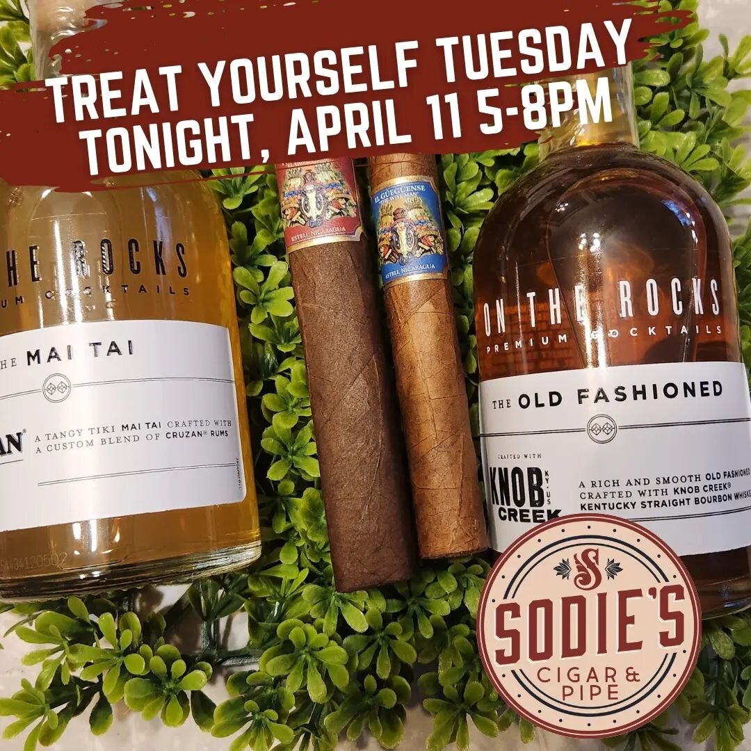 Tonight in the lounge: Treat Yourself Tuesday, our monthly ladies night. We're featuring Wise Man cigars from @foundationcigars and will have cocktails to share. Ladies, we hope you'll join us for an evening of conversation, community, and cigars.