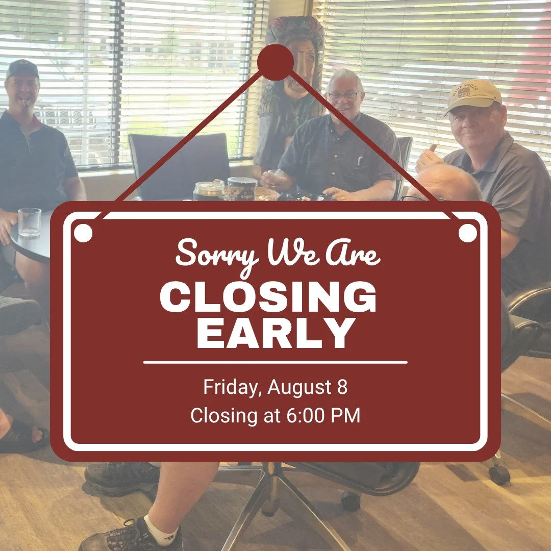 Hours the rest of this week:
Thursday: 10am - 8pm
Friday: 10am - 6pm
Saturday: 10am - 8pm
Sunday: 10am - 6pm

We apologize for any inconvenience and appreciate your understanding.
