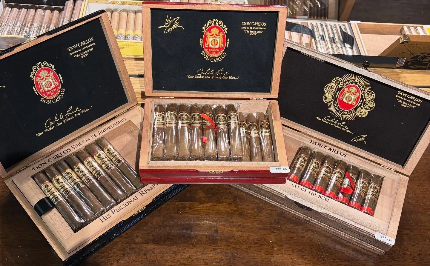 Some fun new Fuente rares in! Customers can purchase one with every $50 spent on other Fuente products - no limits! Grab yours while supplies last!
&bull;
&bull;
&bull;
#cigar #cigaraficionado #cigarlife #cigarlover #cigarsmoking #cigarians #cigarlou