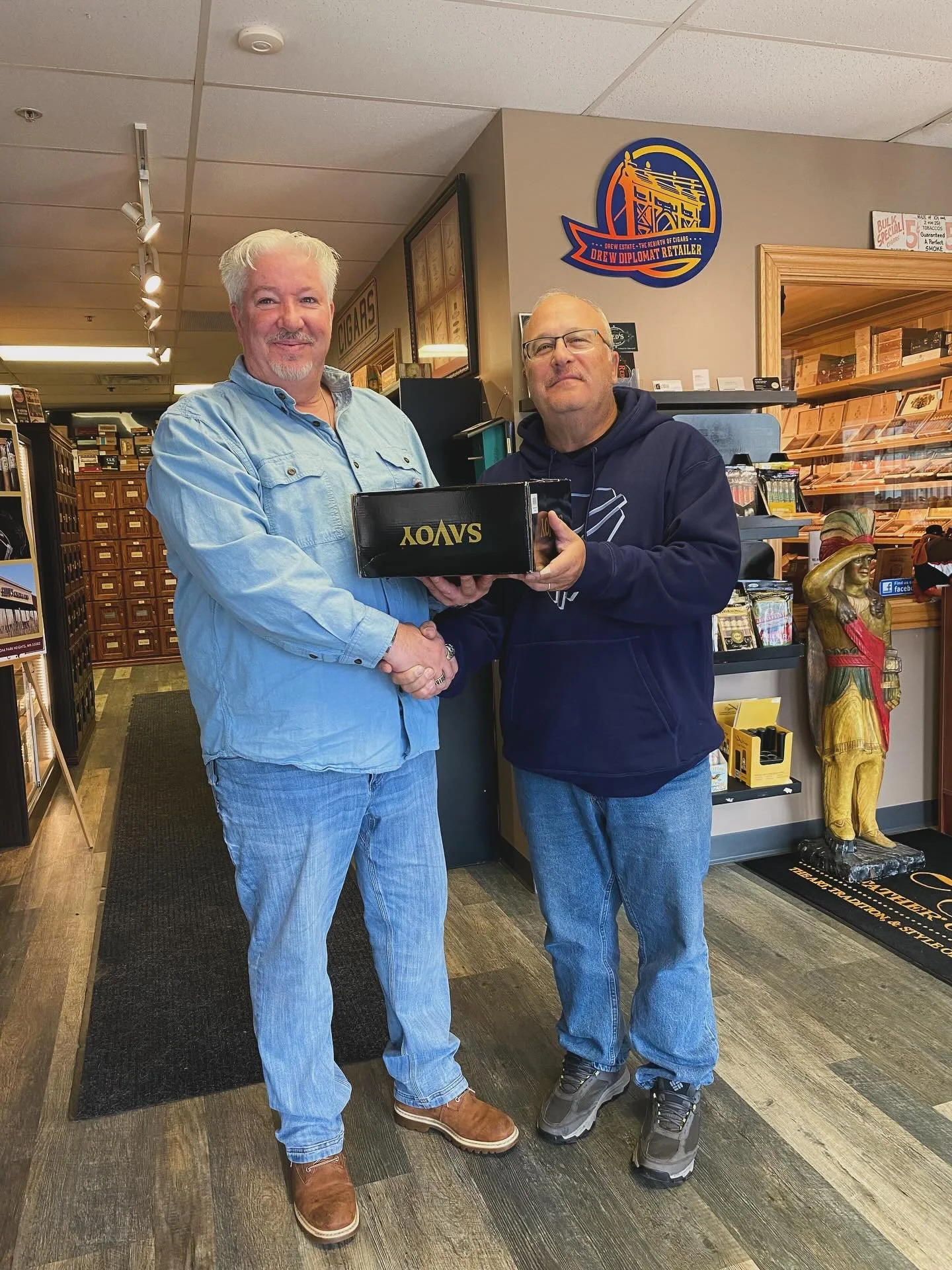 Congrats to our Ashton Cigars event winner! A Savoy humidor filled with cigars! Thanks for coming out and supporting the community!
•
•
•
#cigar #cigarlifestyle #cigarlife #cigaraficionado #cigarsociety #cigarlover #cigars #cigarians #