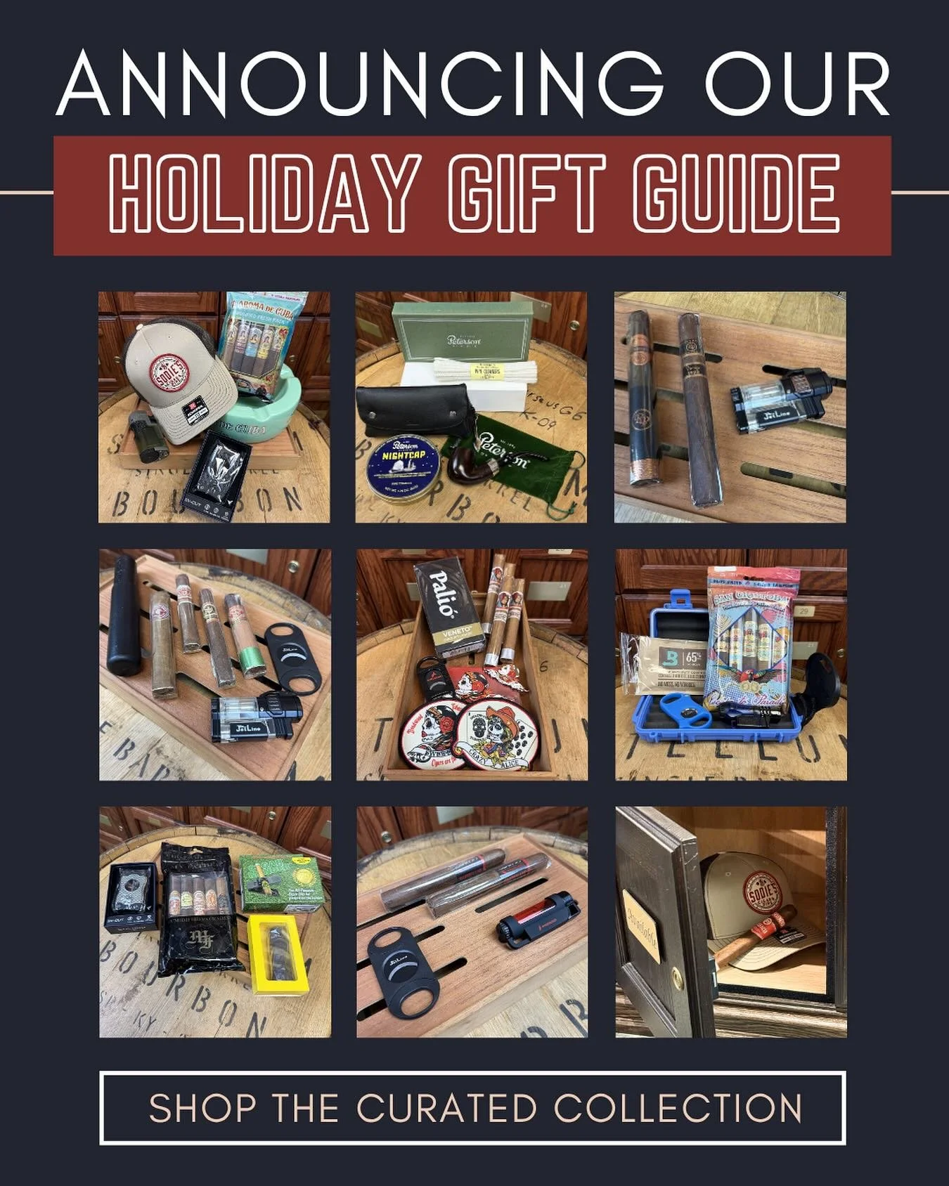 Our Sodie&rsquo;s team has been hard at work putting together a special Holiday Gift Guide just for you ❄️

This curated list features premium cigars, pipe tobacco, and a variety of accessories at all price points.

Whether you&rsquo;re buying for a 