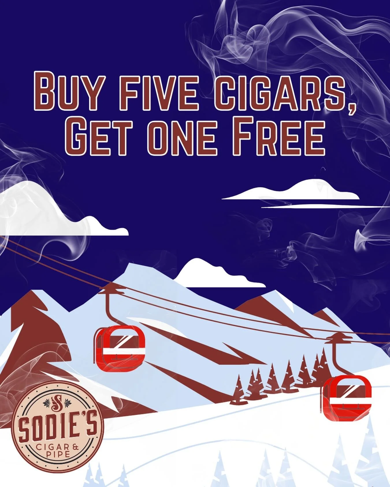 While athletes travel from all over the globe to compete, you never have to travel far for your favorite international cigar.

For a limited time, cigars are buy 5, get 1 free here at Sodie&rsquo;s!*

Stop by to explore cigars from around the world. 