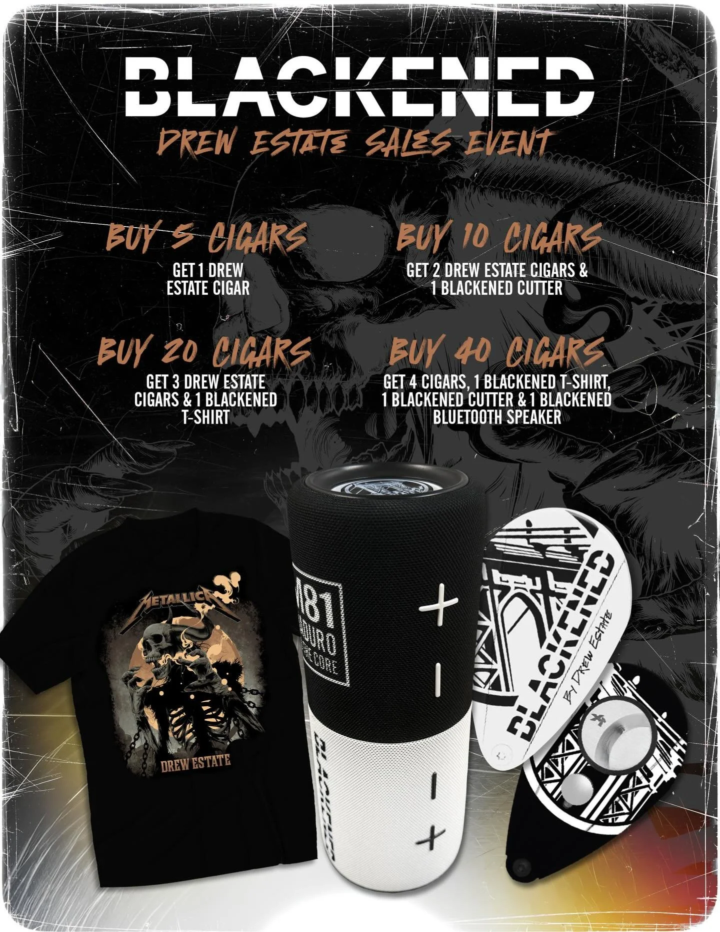 Our 7th Anniversary Event is just under one month away, and we&rsquo;re excited to share the @drewestatecigar specials that will be featured that evening!

Mark your calendar for Thursday, May 14 from 3:00pm to 7:00pm, and RSVP to the Facebook event 