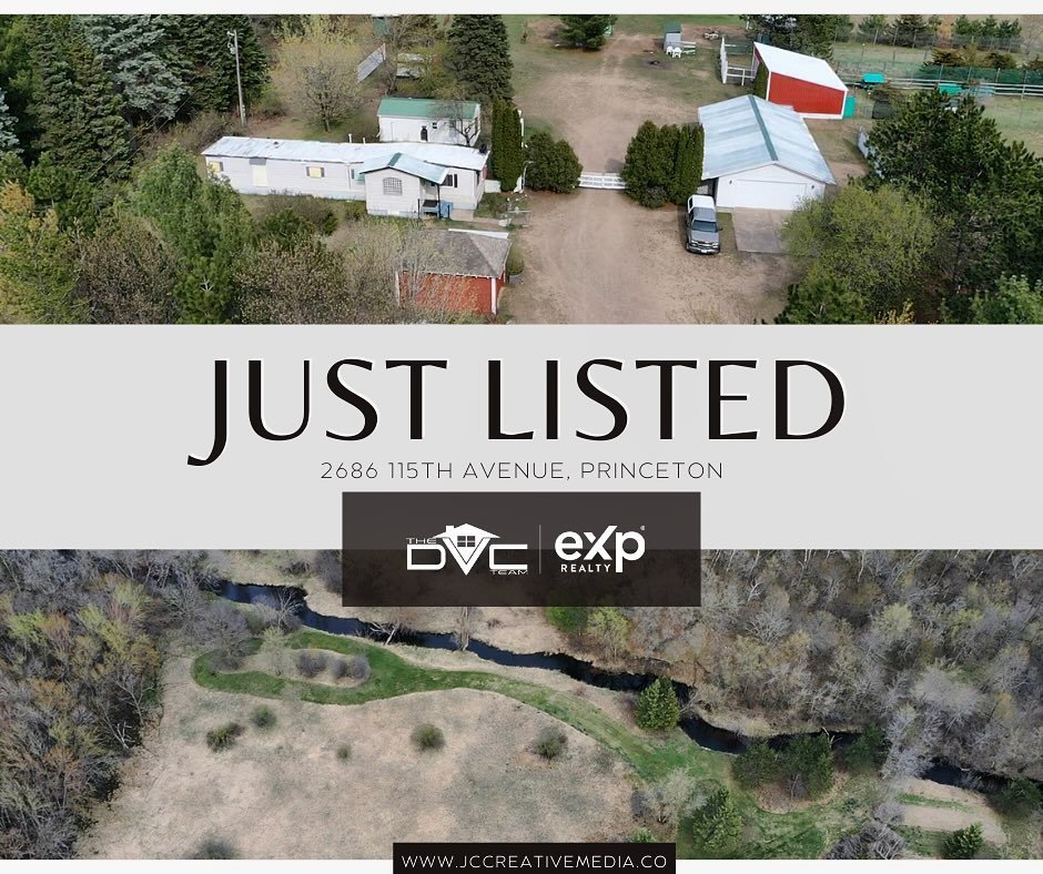 ⭐️JUST LISTED ⭐️
1 🛏️ | 1 🛁 | 5 🚙 

📍 Princeton 

🌲 20 acres 
🏡 24x48 detached garage &amp; a 24x36 outbuilding
⚒️ Build your dream home 

More information or private showing? ⬇️⬇️
𝐃𝐮𝐬𝐭𝐢𝐧 𝐕𝐚𝐧 𝐂𝐚𝐦𝐩
THE DVC TEAM | eXp Realty
📲 763-2