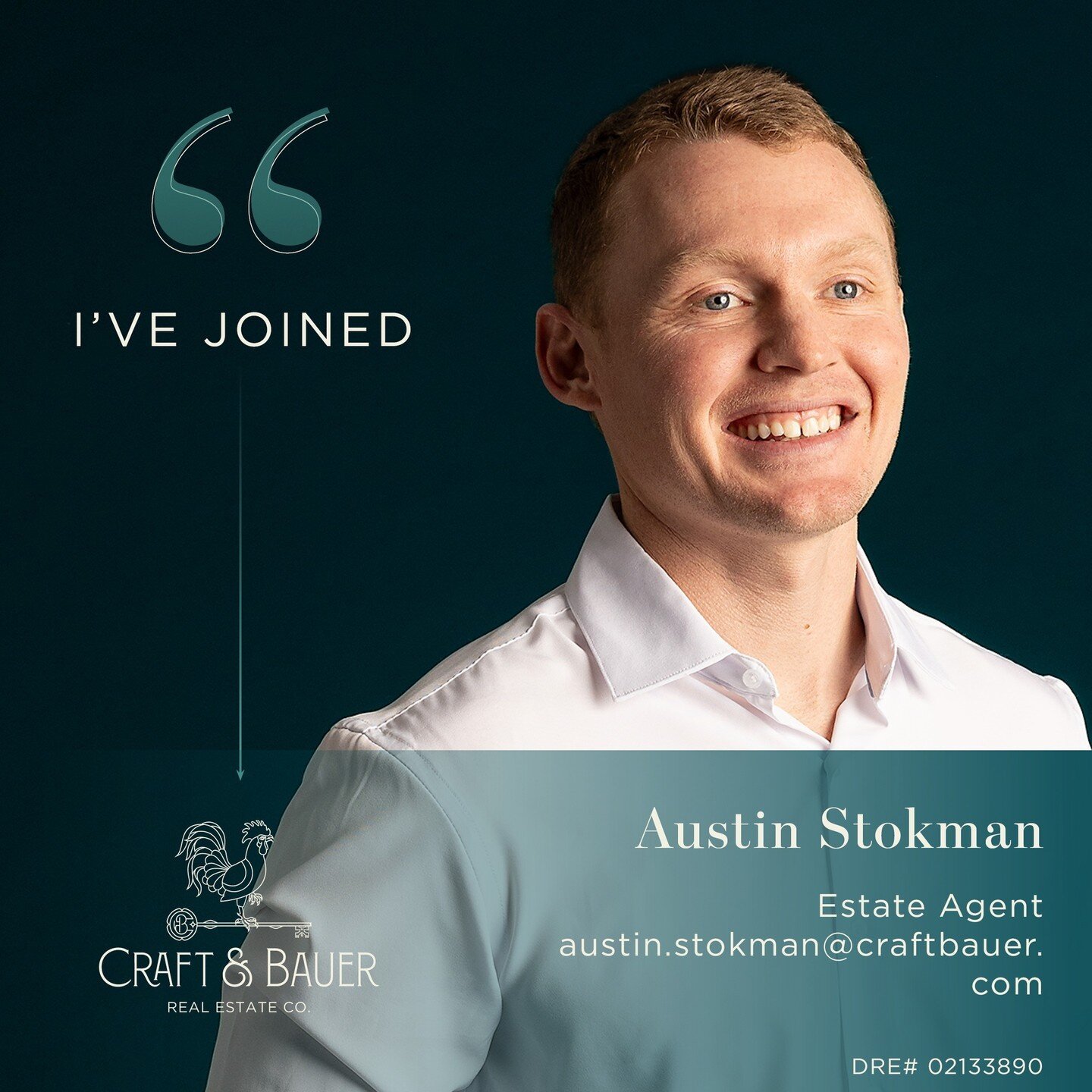 Please join us in welcoming Austin Stokman to @craftbauer as Estate Agent, and the latest member of our Northern California office! 🎉⁠
⁠
When contemplating buying, selling or investing in real estate there are a lot of complex situations and moving 