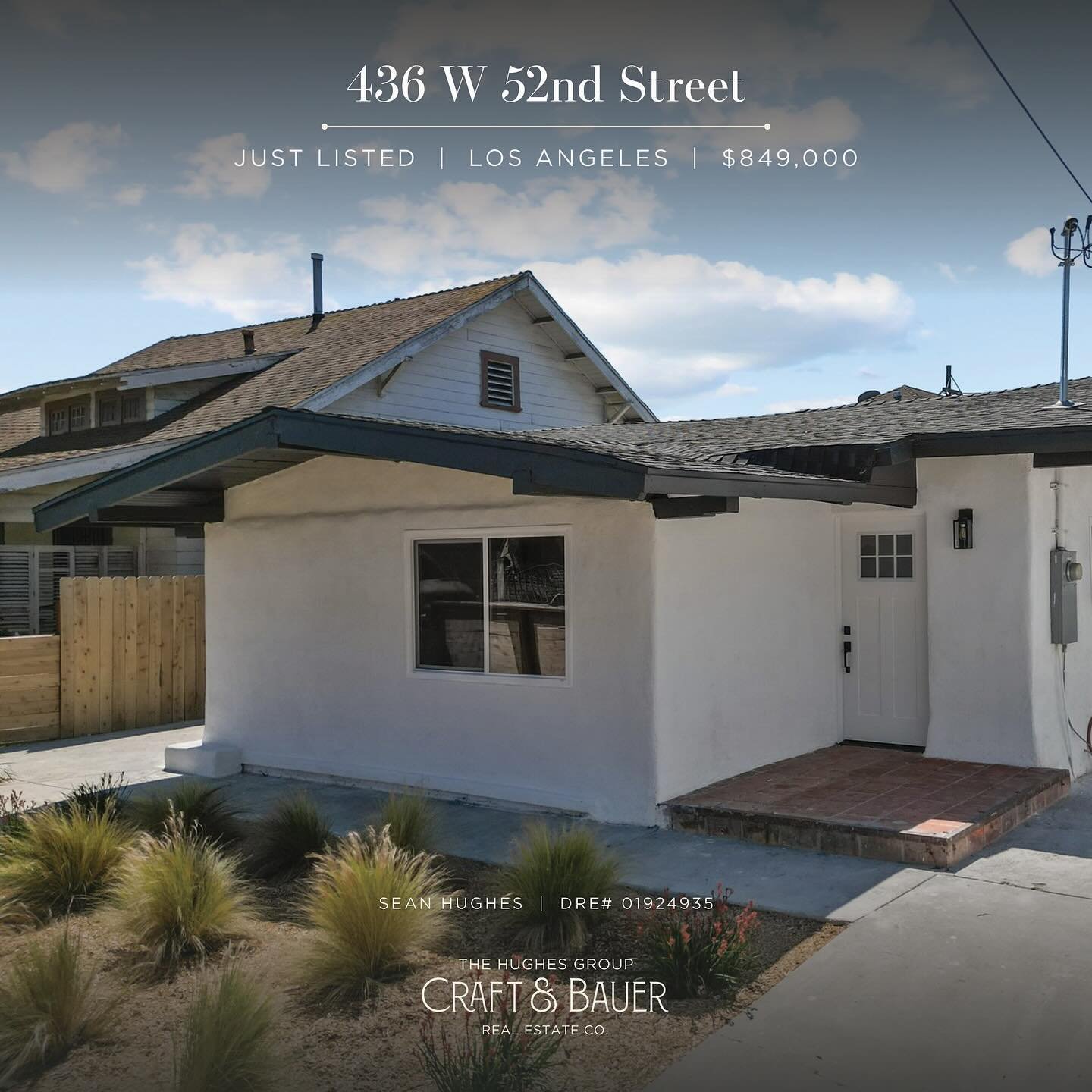 JUST LISTED 👉 Welcome home to a newly renovated gem nestled in the heart of LA&rsquo;s desirable 90037 neighborhood!⁠
⁠
🏡 436 W 52nd Street ⁠
📍 Los Angeles, CA⁠
💰 $849,000⁠
⁠
Step inside to discover the spacious and light-filled interior, adorned