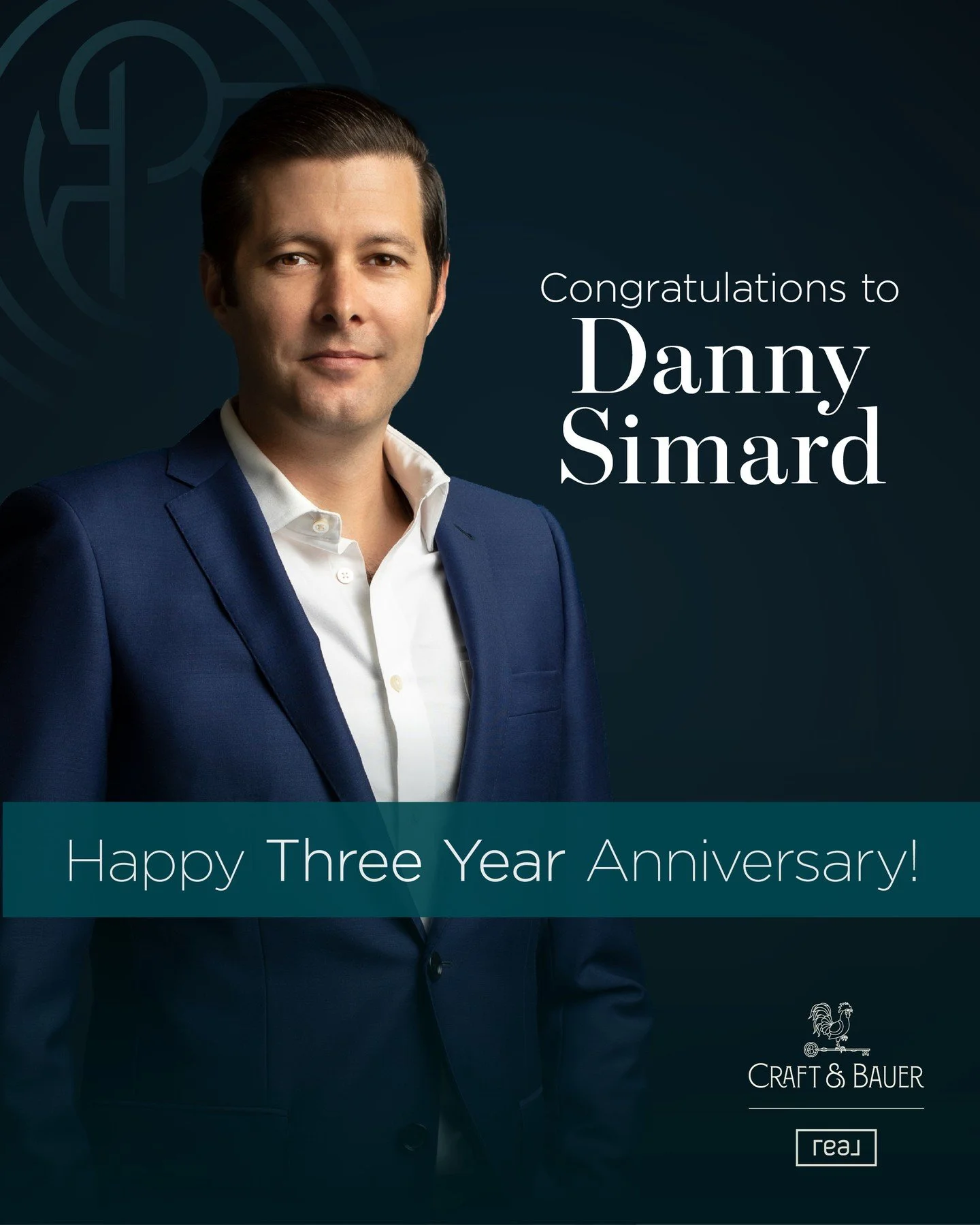 Happy 3-year Craft &amp; Bauerversary to our Broker Associate Danny Simard! ⁠
⁠
Serving Greater LA &amp; San Diego, Danny has been a trusted real estate expert since 2014. He represents residential, commercial, military, and investor clients with car