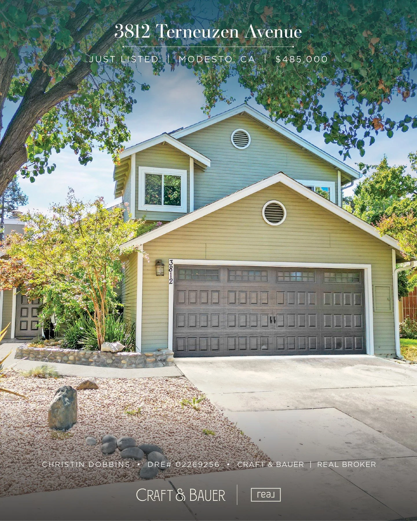 JUST LISTED 👉 Welcome to this beautifully maintained two-story home, perfectly nestled in a peaceful and sought-after neighborhood in Modesto! ⁠
⁠
🏡 3812 Terneuzen Avenue⁠
📍 Modesto, CA⁠
💰 $485,000⁠
⁠
Step outside to your private backyard retreat