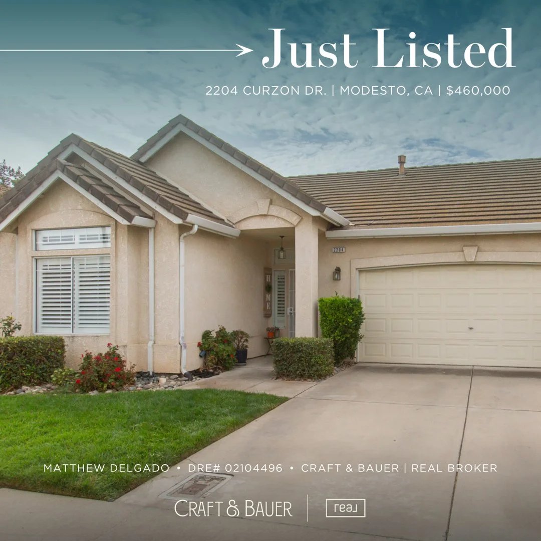 JUST LISTED 👉 Welcome to this beautifully maintained home inviting in an immaculate gated community! ⁠
⁠
🏡 2204 Curzon Drive⁠
📍 Modesto, CA⁠
💰 $460,000⁠
⁠
Enjoy a covered patio perfect for relaxing or entertaining! Located in a gated community wi
