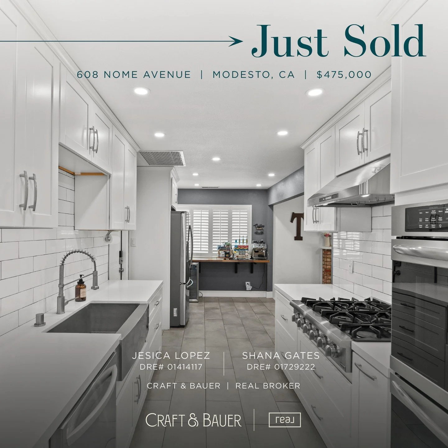JUST SOLD ✨️ Congratulations to the new owners of this charming single story home!⁠
⁠
🏡 608 Nome Avenue⁠
📍 Modesto, CA⁠
💰 $475,000⁠
⁠
This home featured a layout perfect for everyday living &amp; entertaining. The spacious backyard with extended c
