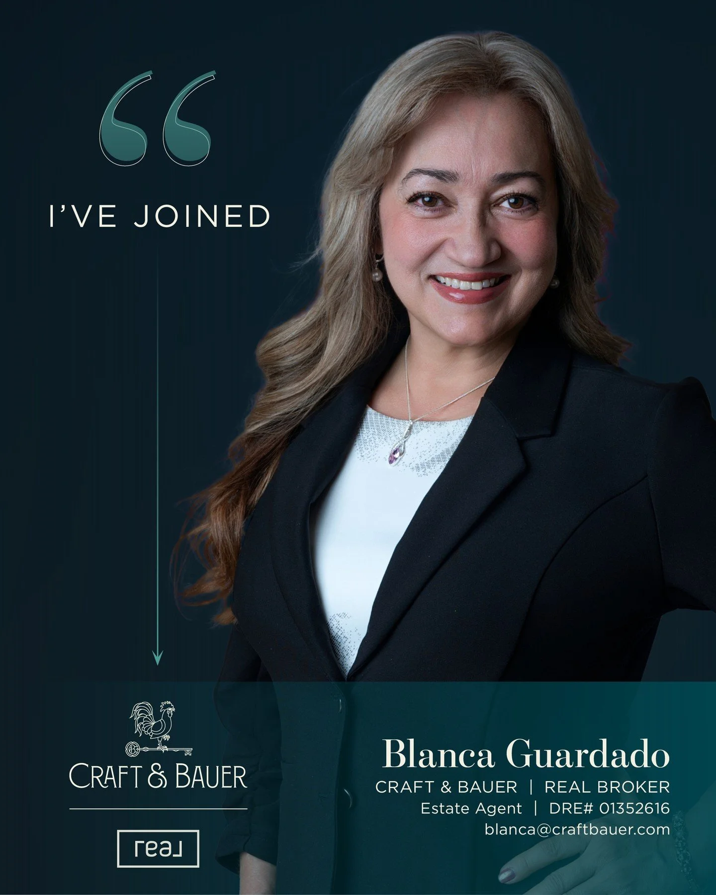 Please join us in welcoming Blanca Guardado to @craftbauer as Estate Agent, and the latest member of our Northern California region 🎉⁠
⁠
Serving San Joaquin, Stanislaus, and Contra Costa counties, with a special focus on the growing communities with