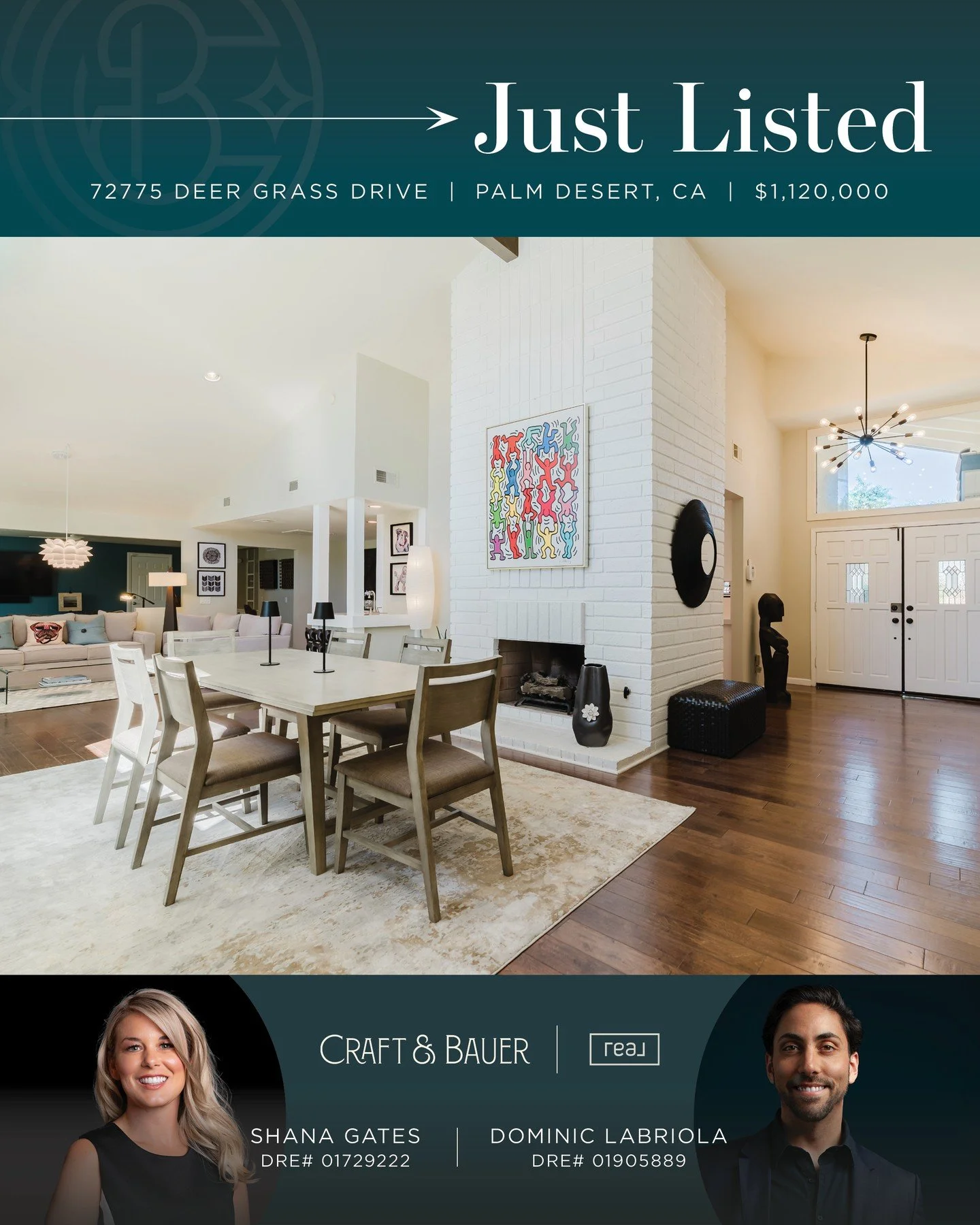 JUST LISTED 👉 Luxurious desert living at its finest &mdash; tranquil, refined, and perfectly situated. ⁠
⁠
🏡 72775 Deer Grass Drive⁠
📍 Palm Desert, CA⁠
💰 $1,120,000⁠
⁠
Set against the stunning Santa Rosa Mountains, this South Palm Desert home ble