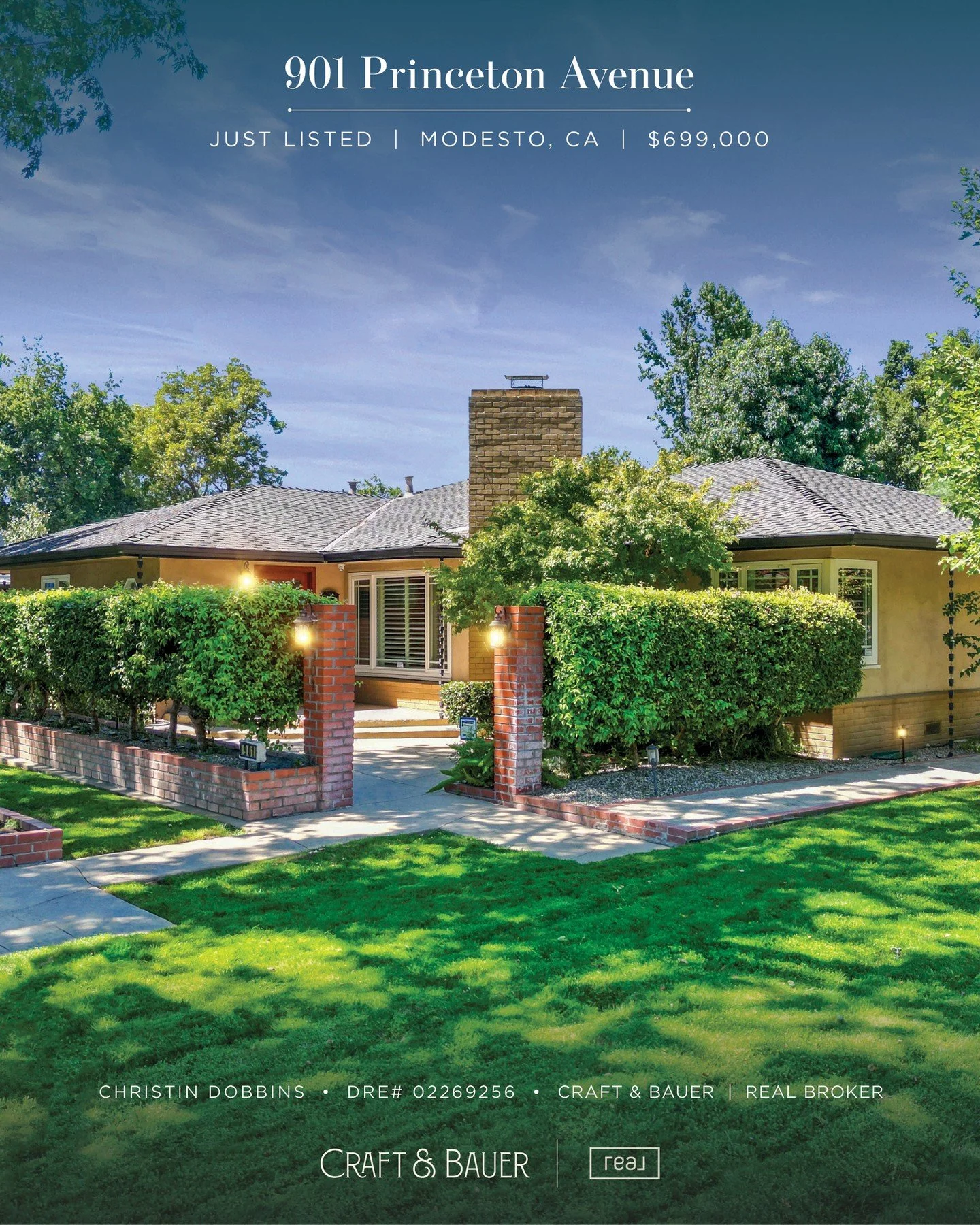 JUST LISTED 👉 Modern comfort meets timeless charm in Modesto&rsquo;s beloved College Neighborhood!⁠
⁠
🏡 901 Princeton Avenue⁠
📍 Modesto, CA⁠
💰 $699,000⁠
⁠
Set on a desirable corner lot, the backyard is designed for both privacy and potential, wit