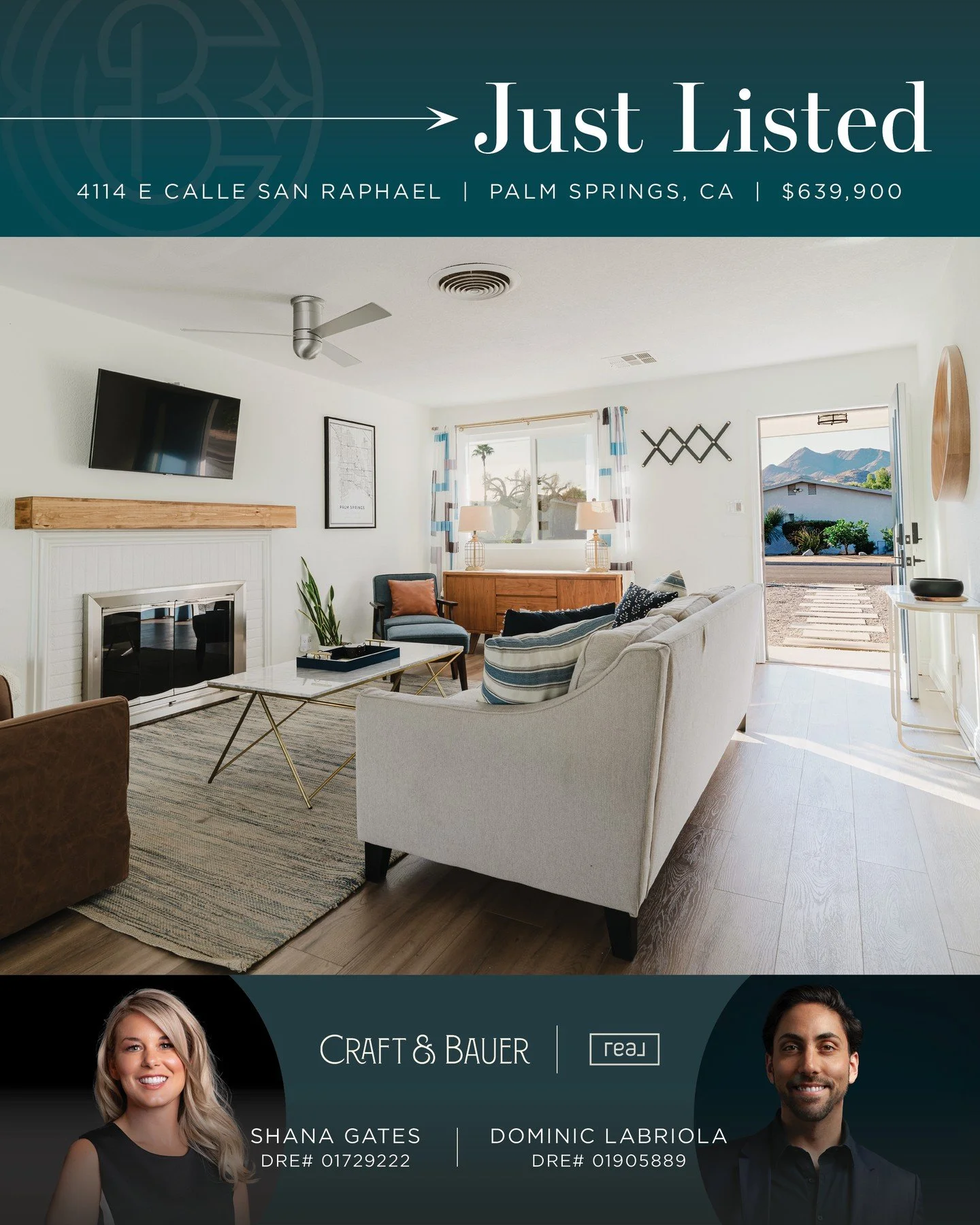 JUST LISTED 👉 Discover the ultimate Palm Springs retreat situated on a prime corner lot in the highly desirable Demuth Park neighborhood.⁠
⁠
🏡 4114 E Calle San Raphael⁠
📍 Palm Springs, CA⁠
💰 $639,900⁠
⁠
Completely turn-key and tastefully furnishe