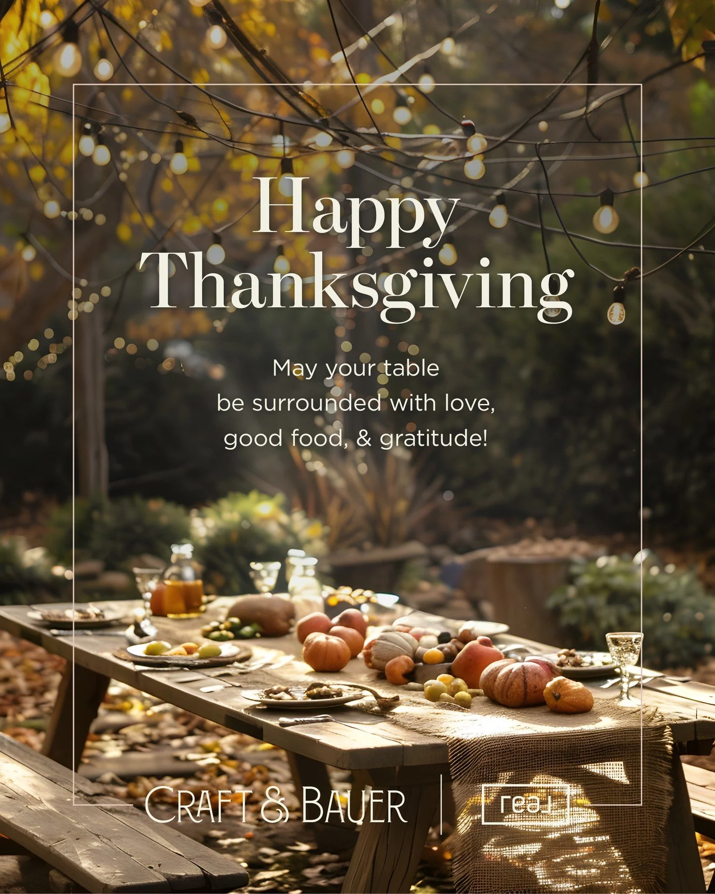 Happy Thanksgiving from our home to yours!⁠
Feeling extra grateful for the opportunity to help people find their place to call home. 🧡🏠