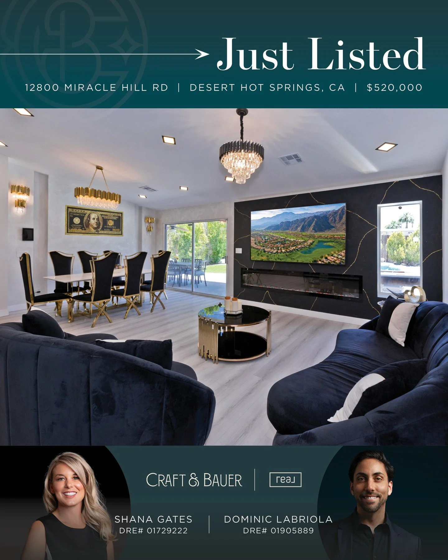 JUST LISTED 👉 Modern luxury meets laid-back desert living in this beautifully updated retreat north of Hacienda in Desert Hot Springs.⁠
⁠
🏡 12800 Miracle Hill Road ⁠
📍 Desert Hot Springs, CA⁠
💰 $520,000⁠
⁠
Unwind in your private pool &amp; spa oa