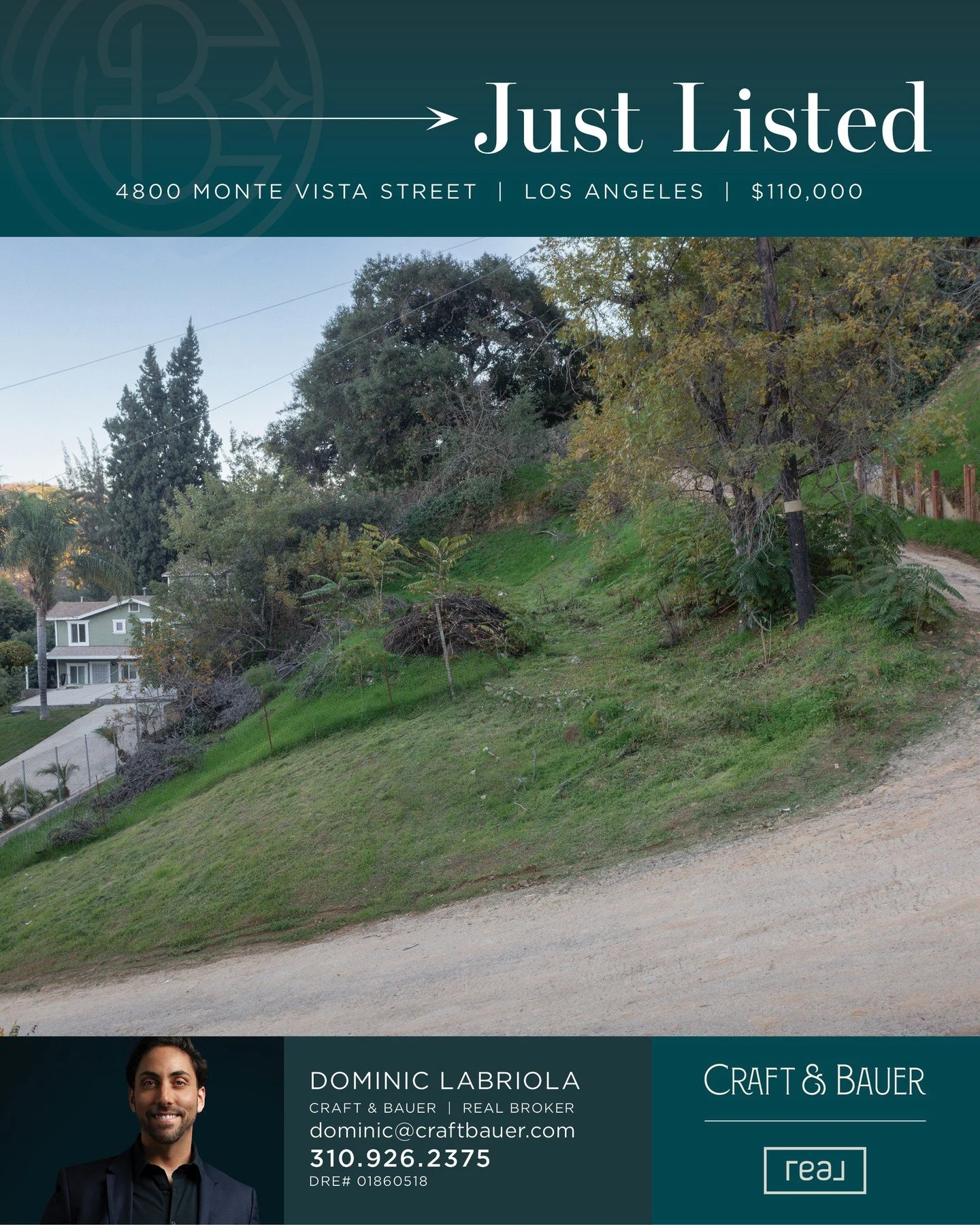 JUST LISTED 👉 Build your custom home on this desirable 5,714 sq ft corner lot located in the sought-after Mount Washington area.⁠
⁠
🏡 4800 Monte Vista Street⁠
📍 Los Angeles, CA⁠
💰 $110,000⁠
⁠
This parcel represents a strong opportunity for an own