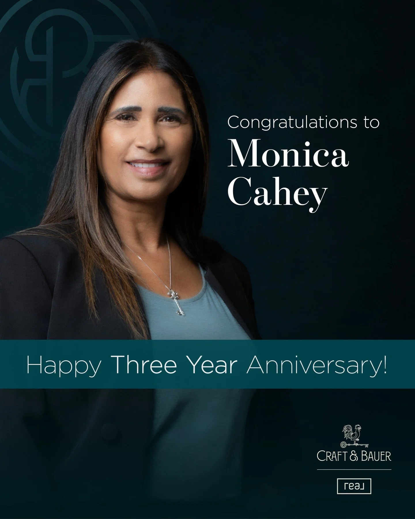 Happy 3-year Craft &amp; Bauerversary to our Estate Agent Monica Cahey! ⁠
⁠
Monica has been proudly serving San Diego and surrounding areas with dedication, integrity, and heart. Since 2018, she&rsquo;s gone above and beyond for her clients&mdash;pro
