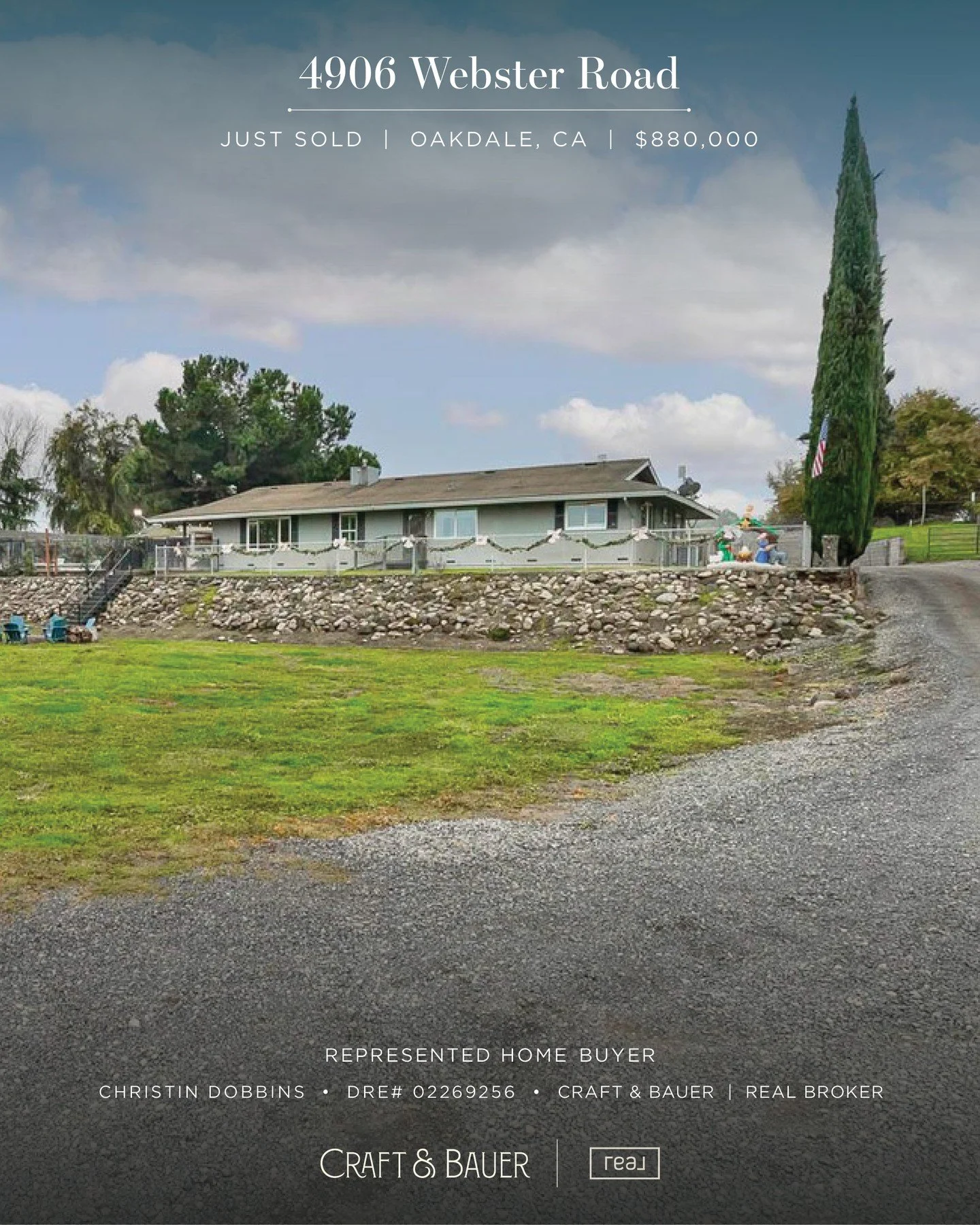 JUST SOLD 🎉 Congratulations to the new owners of this incredible 3-bedroom country property!⁠
⁠
🏡 4906 Webster Road ⁠
📍 Oakdale, CA⁠
💰 $880,000⁠
⁠
Outside, you&rsquo;ll find a barn with multiple pens, plus an insulated tack room. Enjoy summer day