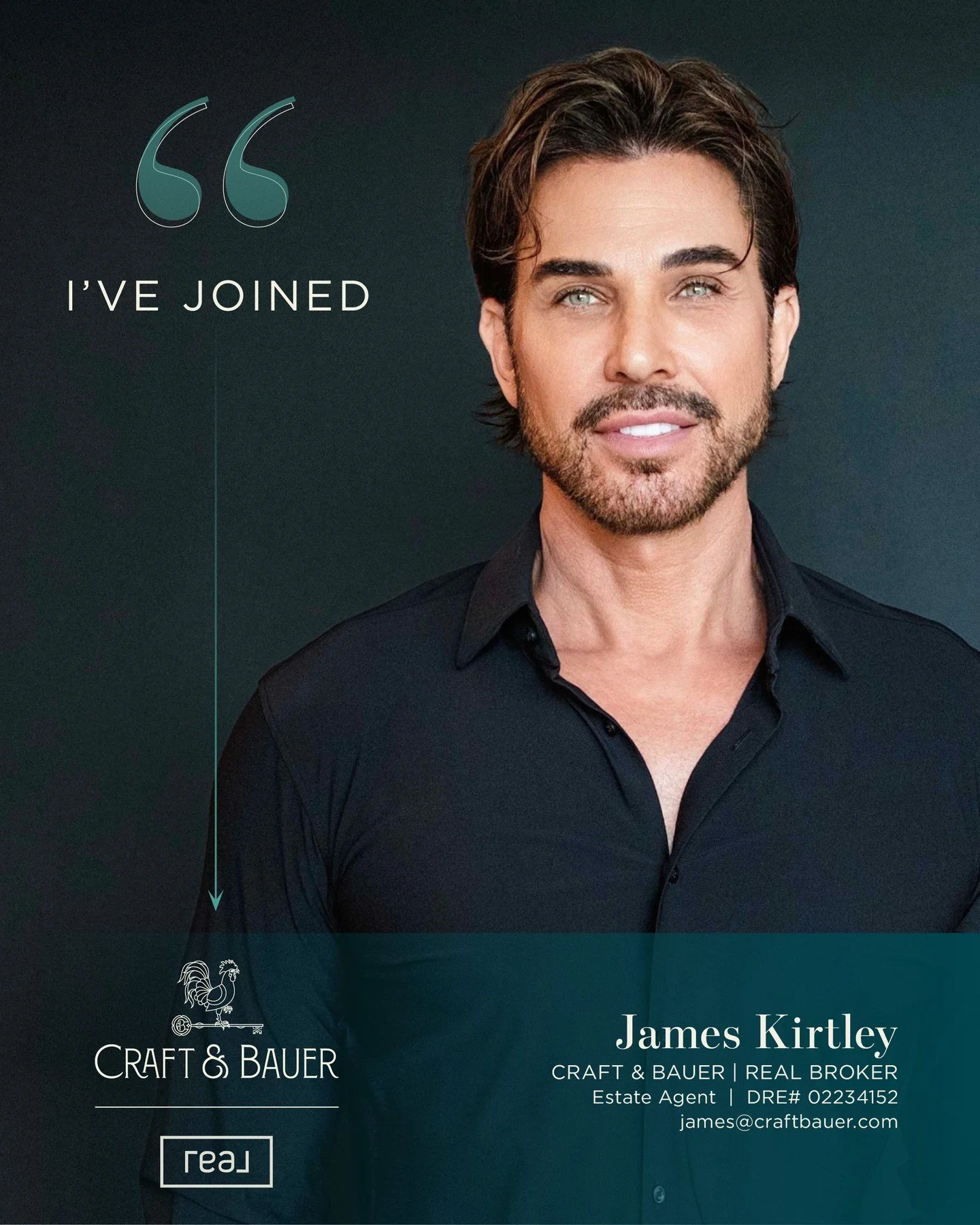 Please join us in welcoming James Kirtley to @craftbauer @realbrokerage as Estate Agent, and the latest member of our Coachella Valley region 🎉⁠
⁠
As part of an award-winning team recognized for concierge-level service and innovative marketing, Jame