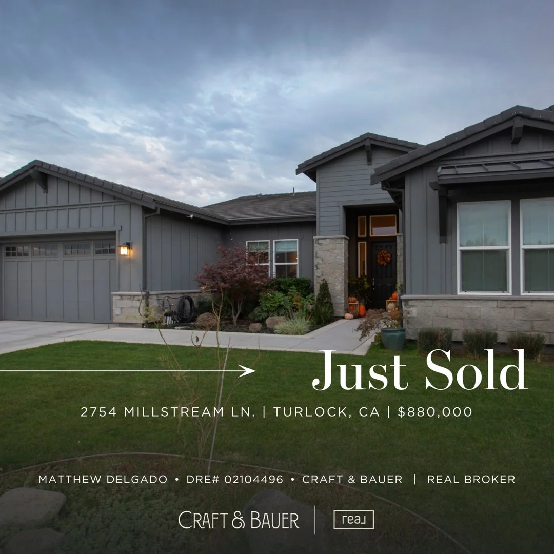 JUST SOLD ✨️ Congratulations to the new owners of gorgeous 4-bedroom home in East Turlock's desirable Fairbanks Ranch community!⁠
⁠
🏡 2754 Millstream Lane⁠
📍 Turlock, CA⁠
💰 $880,000⁠
⁠
Outside, the property is fully landscaped, creating a clean, f
