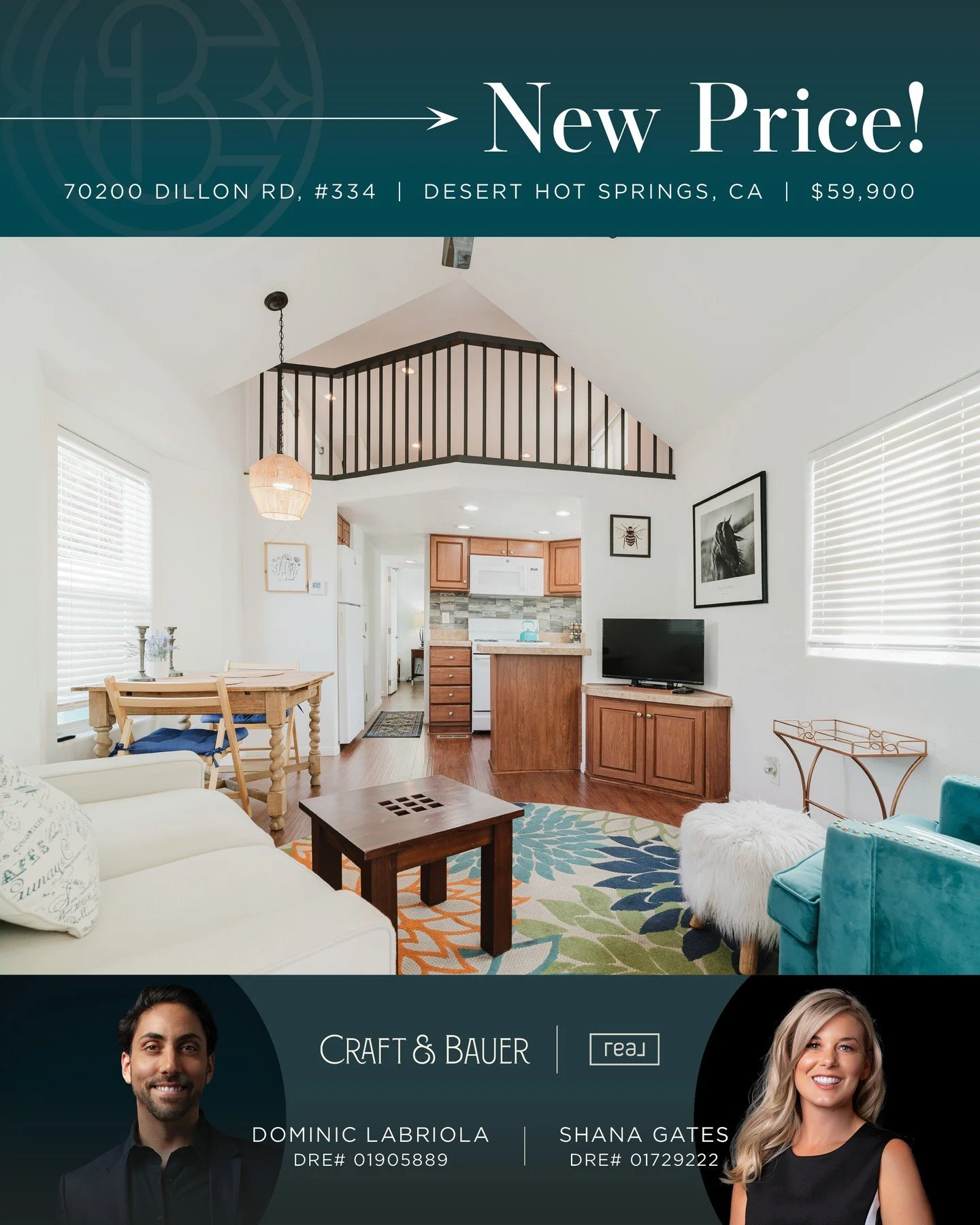 NEW PRICE 👉 Discover charming, low-maintenance living tiny home located in the sought-after 55+ community of Caliente Springs!⁠
⁠
🏡 70200 Dillon Road No.334⁠
📍 Desert Hot Springs, CA⁠
💰 $59,900⁠
⁠
Caliente Springs delivers a true resort lifestyle