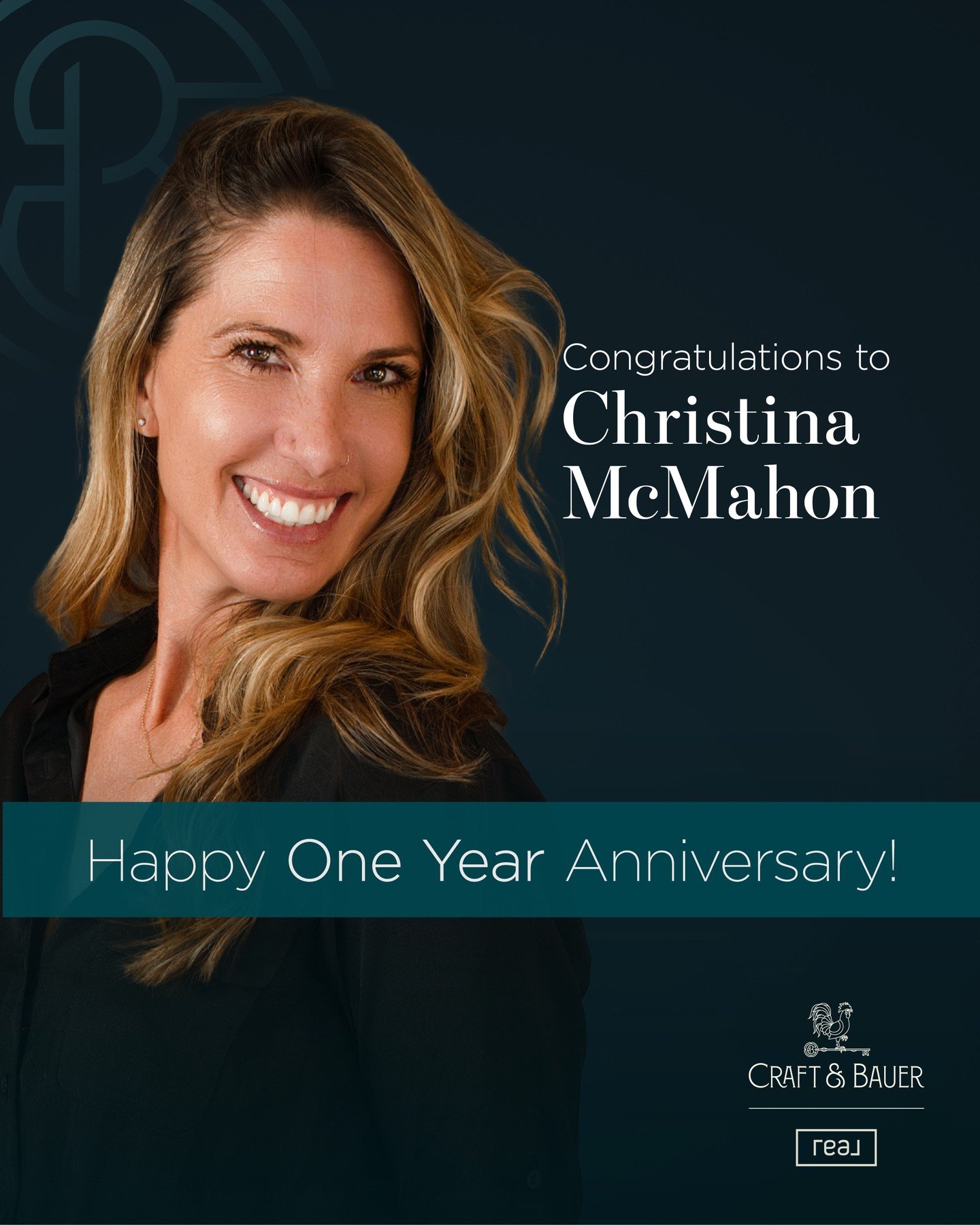 Happy 1-year Craft &amp; Bauerversary to our Estate Agent Christina McMahon!🎉⁠
⁠
Specializing in Rancho Mirage, Palm Desert, and La Quinta, Christina brings a powerful blend of design expertise and strategic real estate insight to every client she s