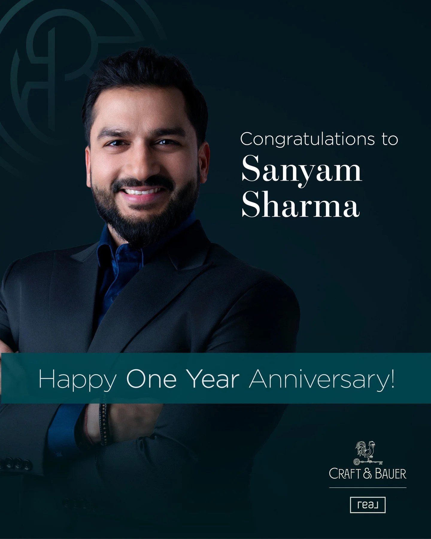 Happy 1-year Craft &amp; Bauerversary to our Estate Agent Sanyam Sharma! 🎉⁠
⁠
Specializing in Elk Grove, Roseville, Davis, South Sacramento &amp; Stockton, Sanyam has built a reputation for strong negotiation, genuine relationships, and turning clie