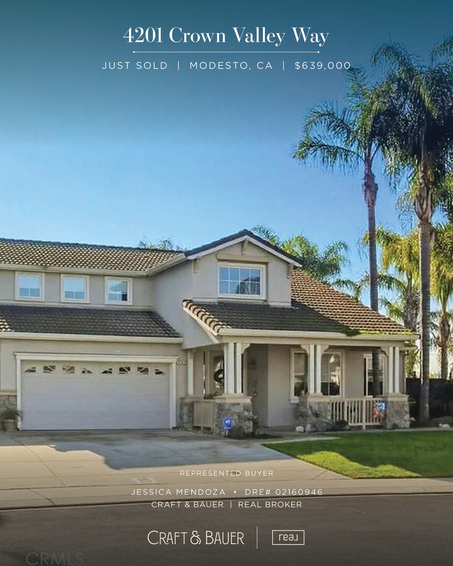 JUST SOLD ✨️ Congratulations to the new owners of this lovely 3-bedroom home in desirable North Modesto!⁠
⁠
🏡 4201 Crown Valley Way⁠
📍 Modesto, CA⁠
💰 $639,000⁠
⁠
Enjoy easy access to beautiful community parks, scenic walking paths, and wide-open g