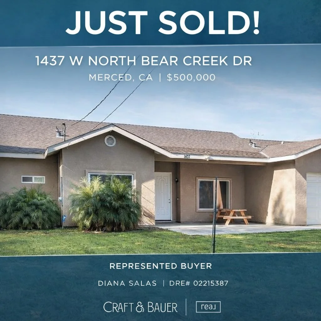 JUST SOLD 🎉 Congratulations to the new owners of this beautiful 4-bedroom home!⁠
⁠
🏡 1437 W North Bear Creek Dr⁠
📍 Merced, CA⁠
💰 $500,000⁠
⁠
Large front and rear patios enhance indoor&ndash;outdoor living and entertaining, while the expansive lot
