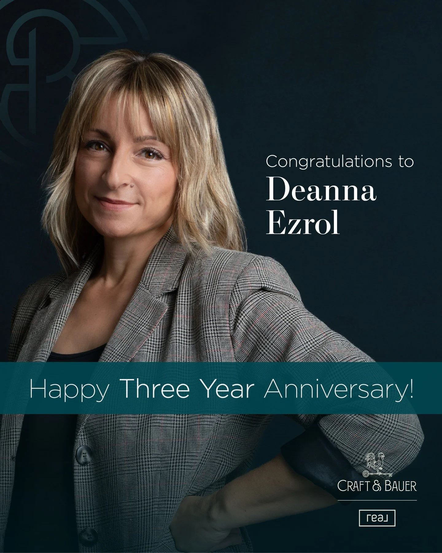 Happy 3-year Craft &amp; Bauerversary to our amazing Estate Agent Deanna Ezrol! 🎉⁠
⁠
Serving Northeast LA and the San Fernando Valley, Deanna is known for her client-first approach&mdash;taking the time to truly listen, understand each story, and he