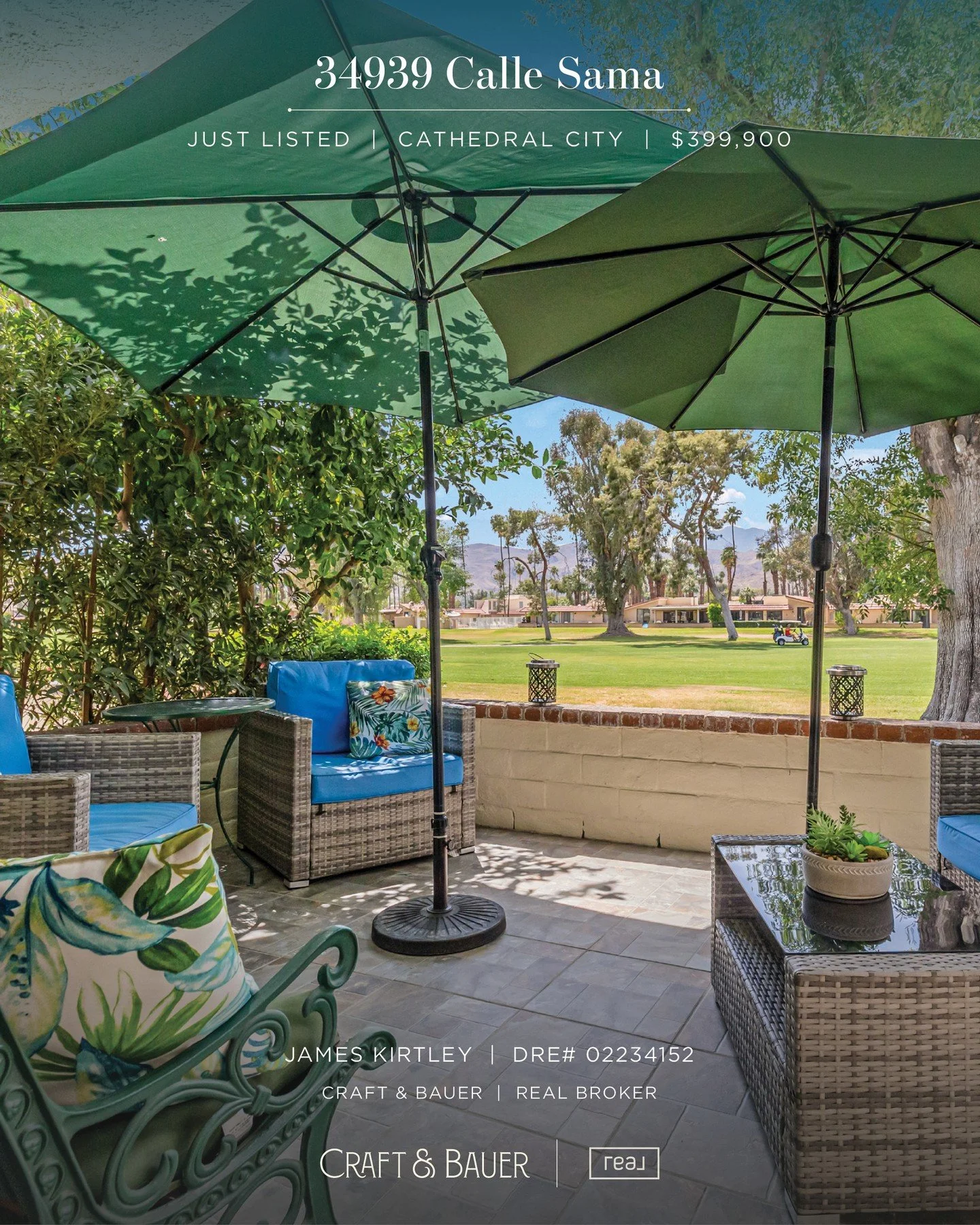 JUST LISTED 👉 Wake up to stunning golf course and mountain views from this light-filled desert retreat in the Cathedral Canyon Country Club!⁠
⁠
🏡 34939 Calle Sama⁠
📍 Cathedral City, CA⁠
💰 $399,900⁠
⁠
Turnkey, fully furnished home in Cathedral Can