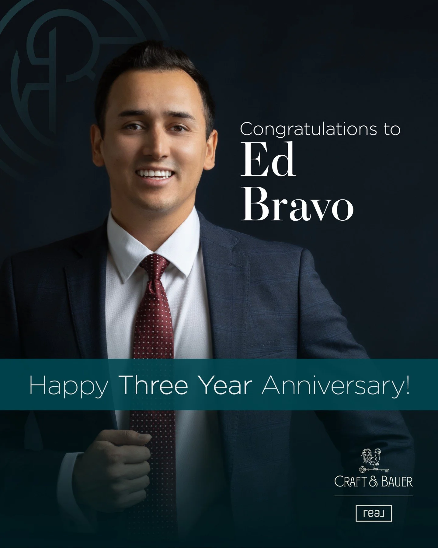 Happy 3-year Craft &amp; Bauerversary to our Estate Agent Ed Bravo!⁠
⁠
Serving West LA, Beverly Hills, Central LA, DTLA, Pasadena, and the Valley, Ed is known for delivering exceptional, personalized service. He takes the time to understand each clie