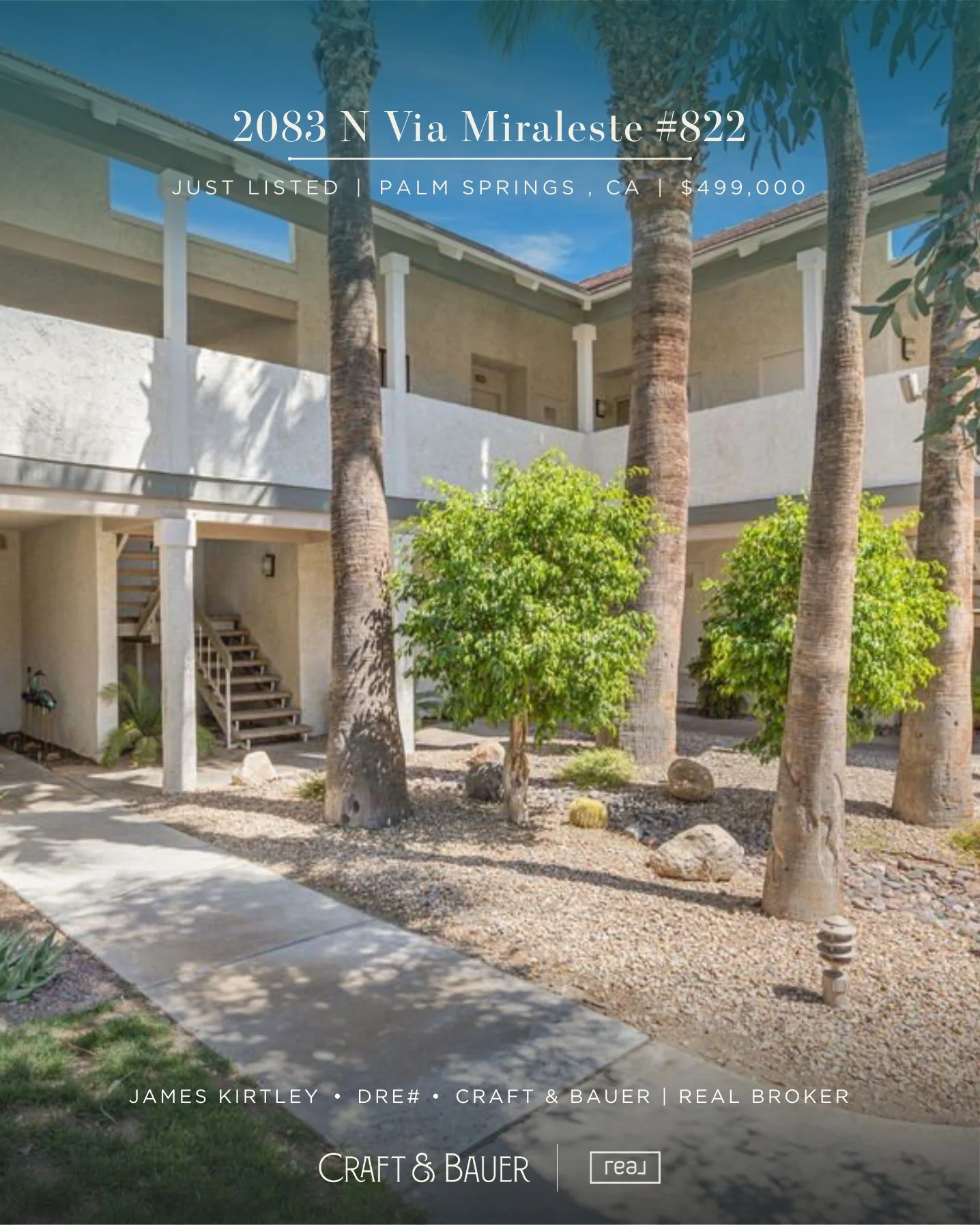 JUST LISTED 👉 Welcome to Riviera Gardens, where modern design meets the iconic Palm Springs lifestyle. ⁠
⁠
🏡 2083 N Via Miraleste #822⁠
📍 Palm Springs, CA⁠
💰 $499,000⁠
⁠
Located within the gated Riviera Gardens community, residents enjoy resort-s