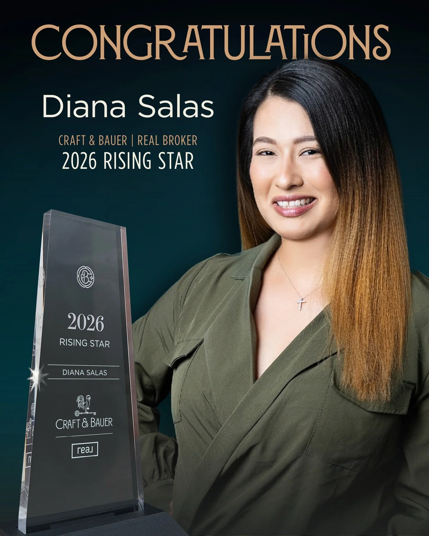 Congratulations to Diana Salas, our 2026 Rising Star Award recipient! ✨⁠
⁠
The Rising Star Award recognizes consistency in the fundamentals&mdash;the daily habits that drive long-term success. From prospecting and following up with leads to setting a