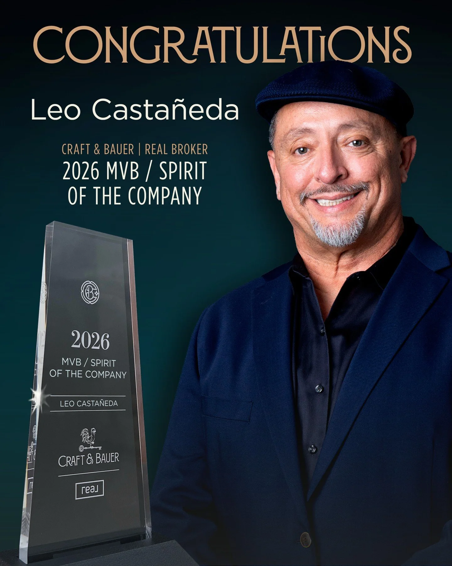 🏆 Congratulations to Leo Castaneda, our 2026 Most Valuable Bauer (MVB)!⁠
⁠
The MVB Award honors the spirit of Craft &amp; Bauer&mdash;celebrating culture, energy, leadership, and what it means to truly show up for the team.⁠
⁠
Leo exemplifies what i