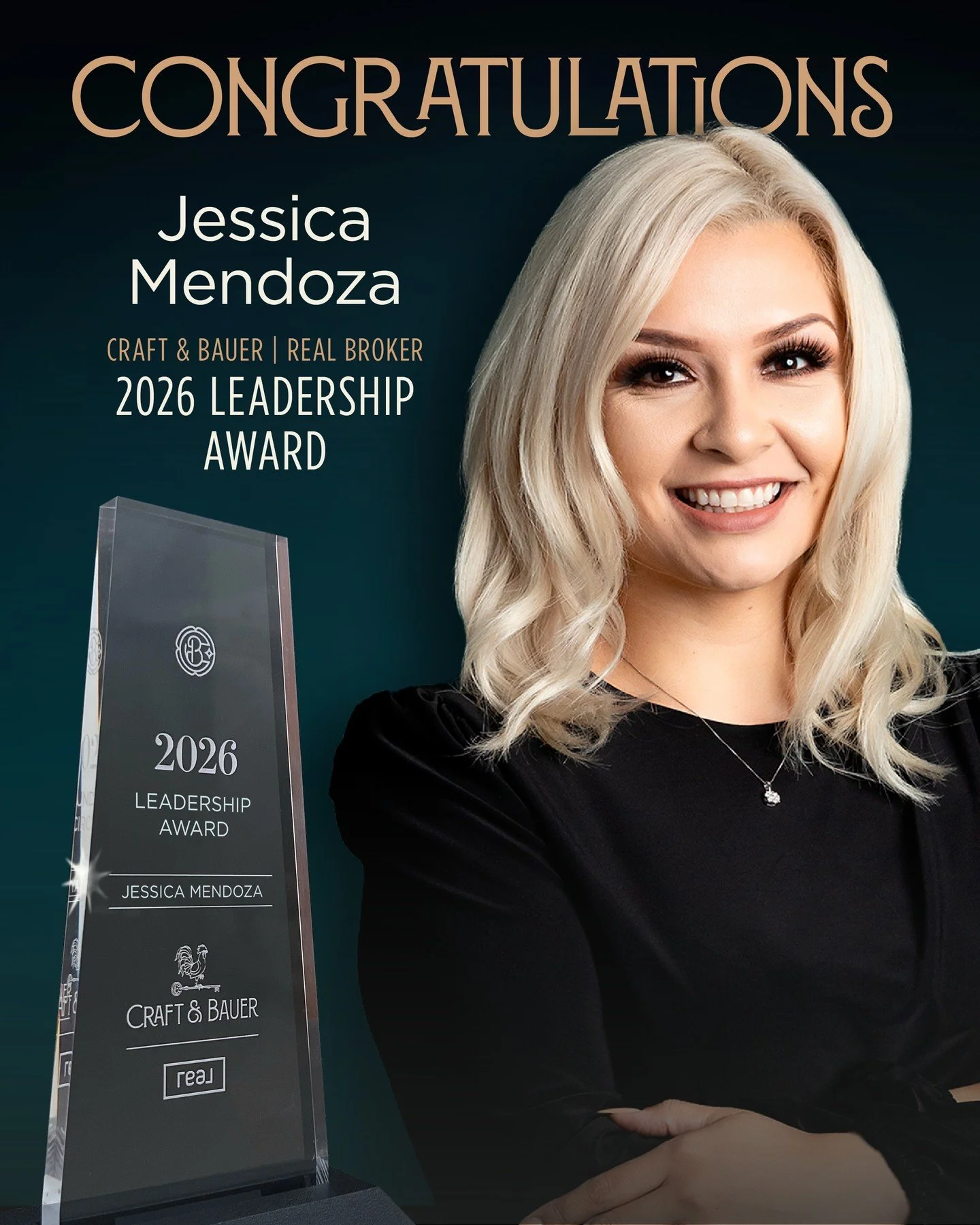 🌟 Congratulations to Jessica Mendoza, our 2026 Leadership Award recipient!⁠
⁠
The Leadership Award recognizes individuals who demonstrate exemplary leadership within our team and consistently make an impact beyond their own production.⁠
⁠
Jessica ha