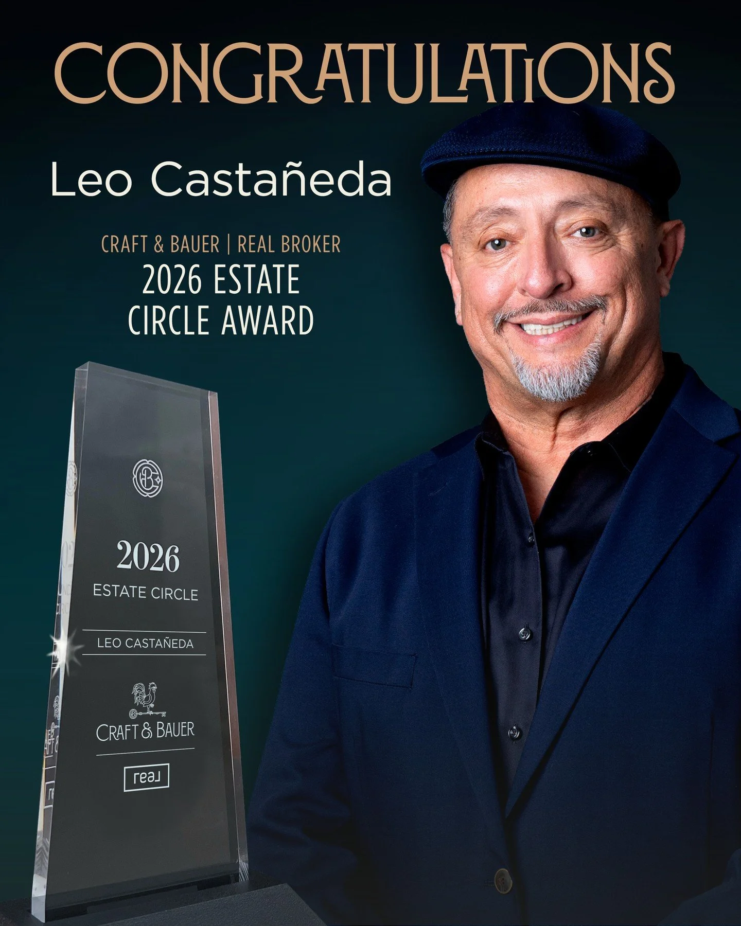 ✨ Congratulations to Leo Castaneda, 2026 Estate Circle recipient!⁠
⁠
The Estate Circle recognizes agents who achieved $2M&ndash;$4M in total sales volume in 2025 through real transactions, real clients, and consistent effort.⁠
⁠
Leo has shown steady 
