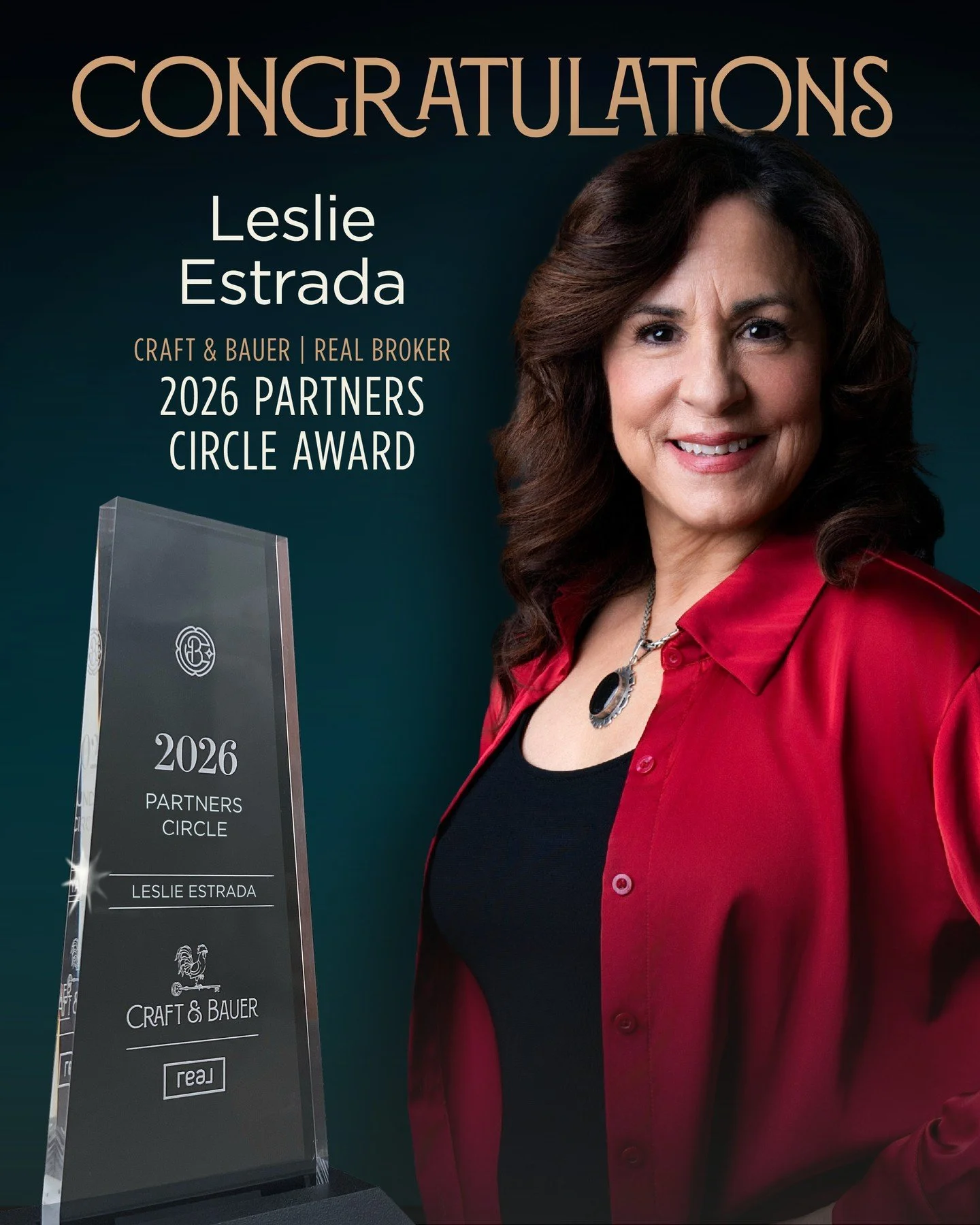 🎖️ Congratulations to Leslie Estrada, 2026 Partners Circle recipient!⁠
⁠
The Partners Circle represents agents producing $4M&ndash;$10M in total sales volume in 2025&mdash;built through consistency, momentum, and sustained performance.⁠
⁠
Leslie has