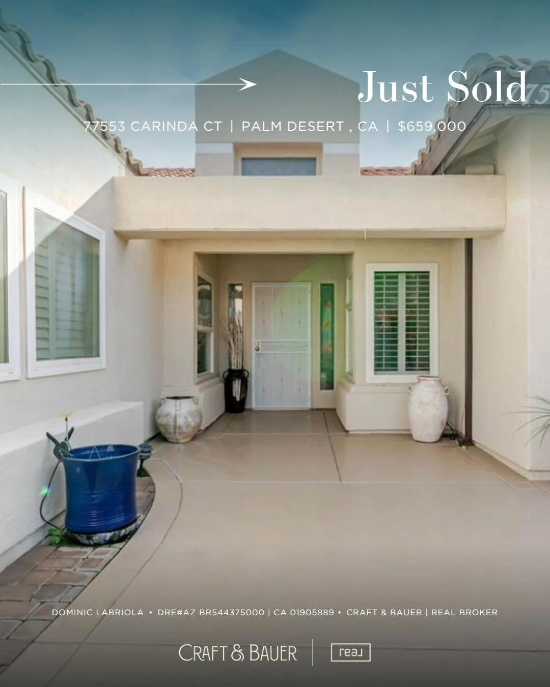 JUST SOLD ✨️ Congratulations to the new owners of this beautiful single-level home on a desirable corner lot in the sought-after Whitehawk community of Palm Desert!⁠
⁠
🏡 77553 Carinda Court ⁠
📍 Palm Desert, CA⁠
💰 $659,000⁠
⁠
From its exceptional o
