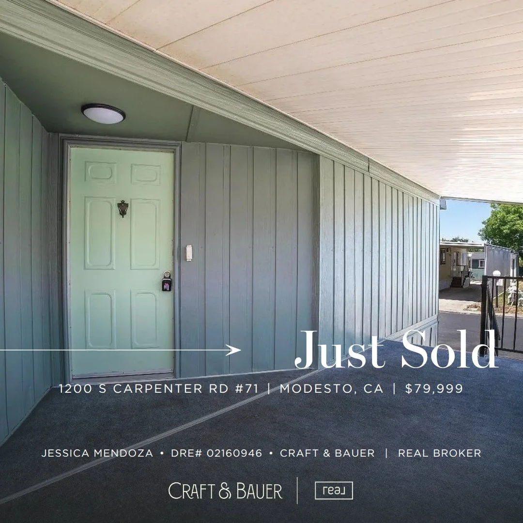 JUST SOLD 👏 Congratulations to the new owners of this 3-bedroom home  in desirable Westgate Village, a gated 55+ community in Modesto.⁠
⁠
🏡 1200 S Carpenter Rd #71⁠
📍 Modesto, CA⁠
💰 $79,999⁠
⁠
Ideally located just minutes from Highway 132 and Fre