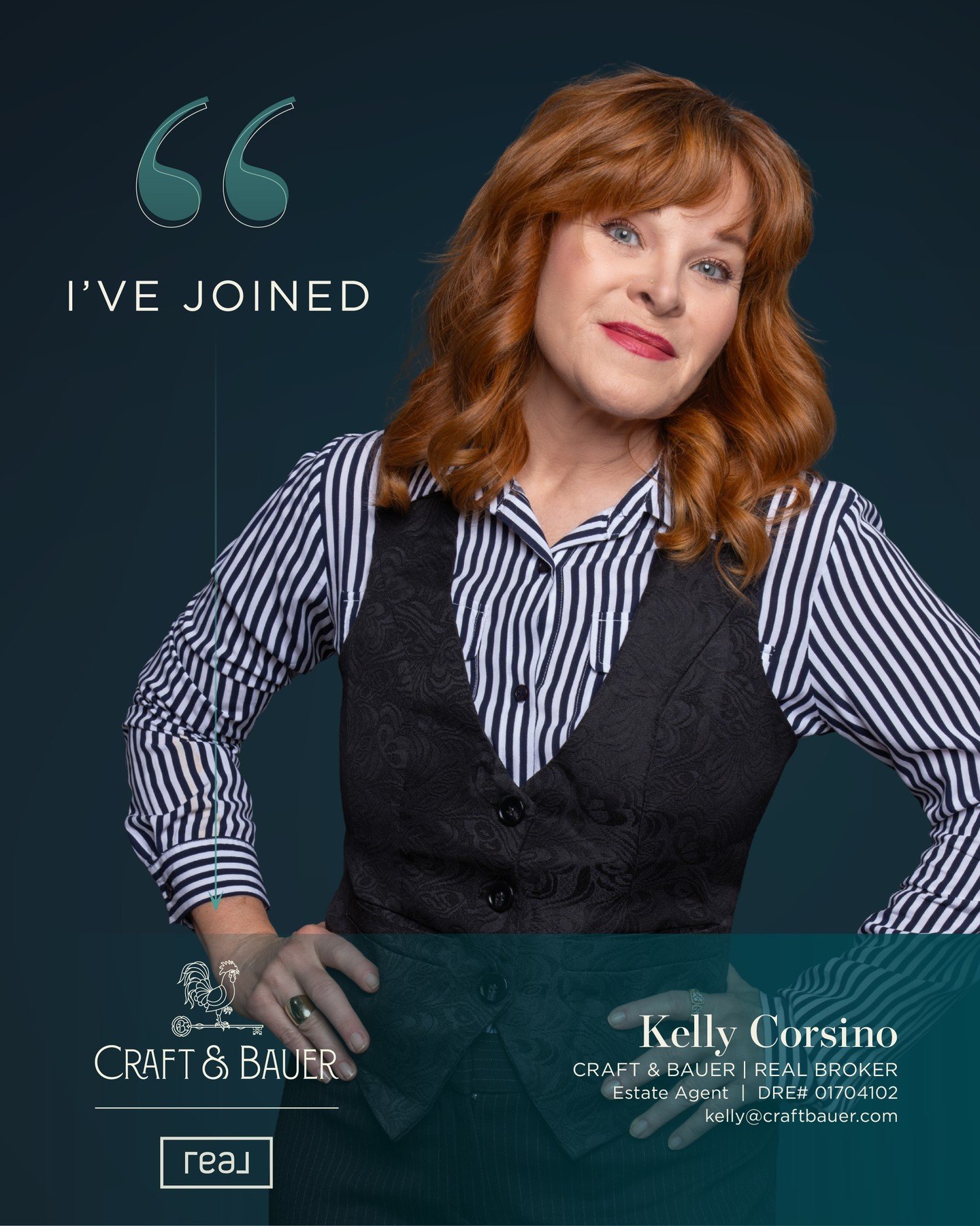 Please join us in welcoming Kelly Corsino to @craftbauer @realbrokerage as Estate Agent, and the latest member of our Southern California region 🎉⁠
⁠
A licensed REALTOR&reg; since 2004, Kelly built her foundation as a savvy investor and house flippe