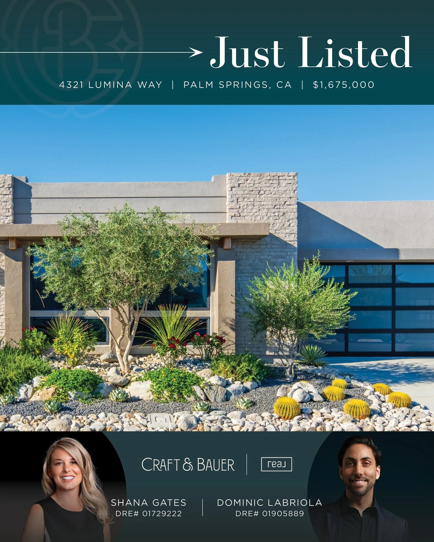 JUST LISTED 👉 Step inside this striking Fiore model-an architectural single-story masterpiece tucked within the gated enclave of the renowned Escena Golf Club in Palm Springs | $1,675,000👇⁠
⁠
🏡 4321 Lumina Way, Palm Springs, CA⁠
⁠
A modern desert 