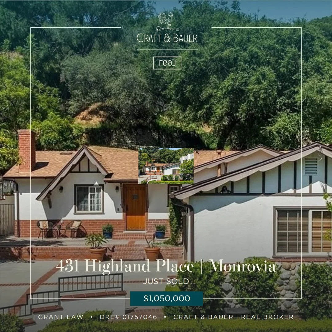 JUST SOLD 🎉 Congratulations to the new owners of this charming home nestled in the Monrovia foothills!⁠
⁠
🏡 431 Highlands Place⁠
📍 Monrovia, CA⁠
💰 $1,050,000⁠
⁠
Located just minutes from Old Town Monrovia, residents enjoy access to a vibrant mix 