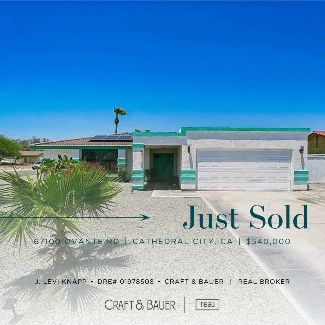 JUST SOLD 🌴 Congratulations to the new owners of this beautifully updated home with breathtaking mountain views!⁠
⁠
🏡 67100 Ovante Rd⁠
📍 Cathedral City, CA⁠
💰 $540,000⁠
⁠
With paid solar, exceptional outdoor amenities, and thoughtful upgrades thr