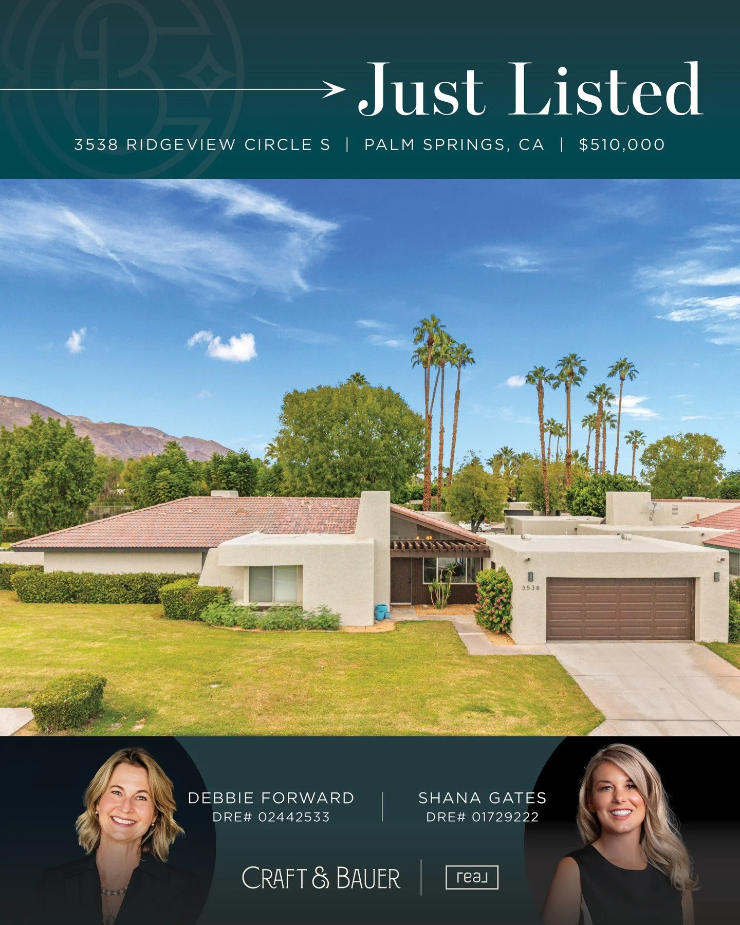 JUST LISTED 👉 Located in gated Ridgeview Village, this updated single-level condo offers a peaceful Palm Springs retreat.⁠
⁠
🏡 3538 Ridgeview Circle S⁠
📍 Palm Springs, CA⁠
💰 $510,000⁠
⁠
Whether you're looking for a full-time home or a lock-and-le