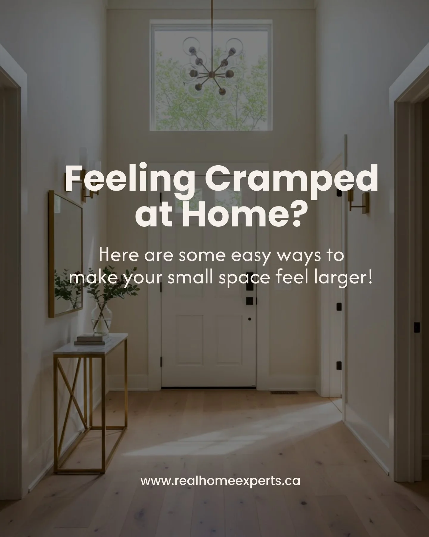 Feeling like your small space is closing in on you? Don't worry, we have some great ideas to help you stretch your cozy home!

At Real Home Experts, we've been matching people with their dream homes since 2005. We've learned that with the right touch