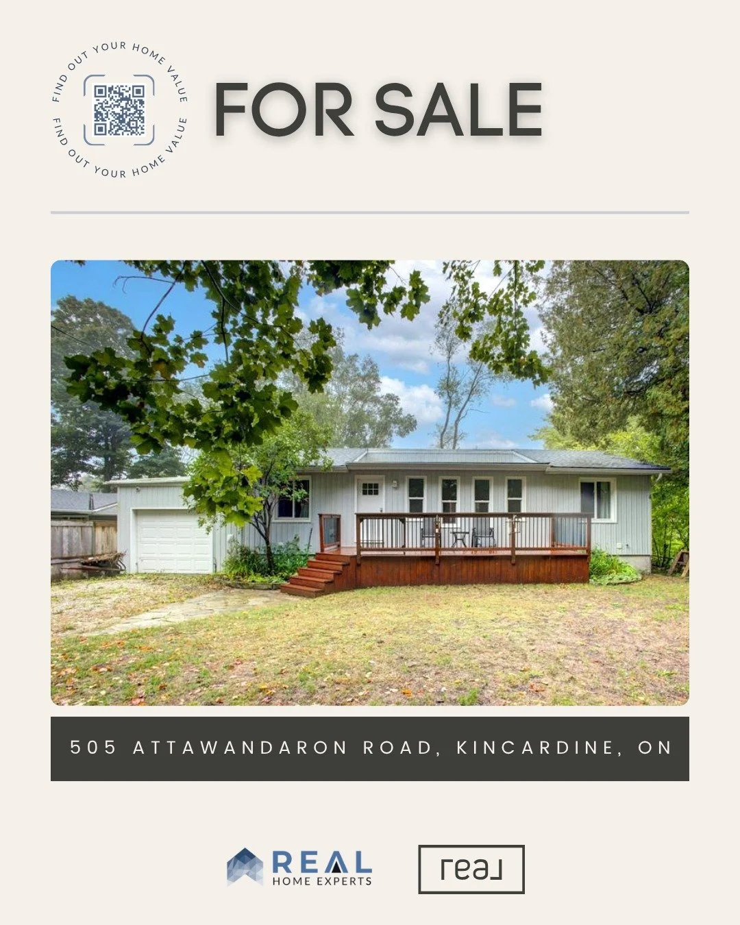 FOR SALE 🚨
&bull;
📍 505 Attawandaron Rd, Kincardine, ON
&bull;
Just steps from Lake Huron! This beautifully upgraded 6-bed, 2-bath bungalow in the heart of Point Clark blends cottage charm with modern comfort. Enjoy bright open-concept living, rece